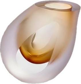 Wazon Occhio bursztynowy