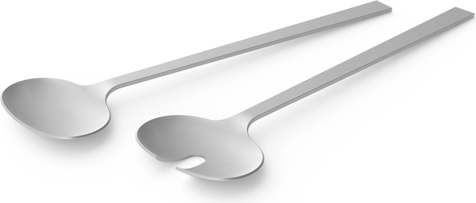 Łyżki do sałaty Lenora stal matowa 2 szt.