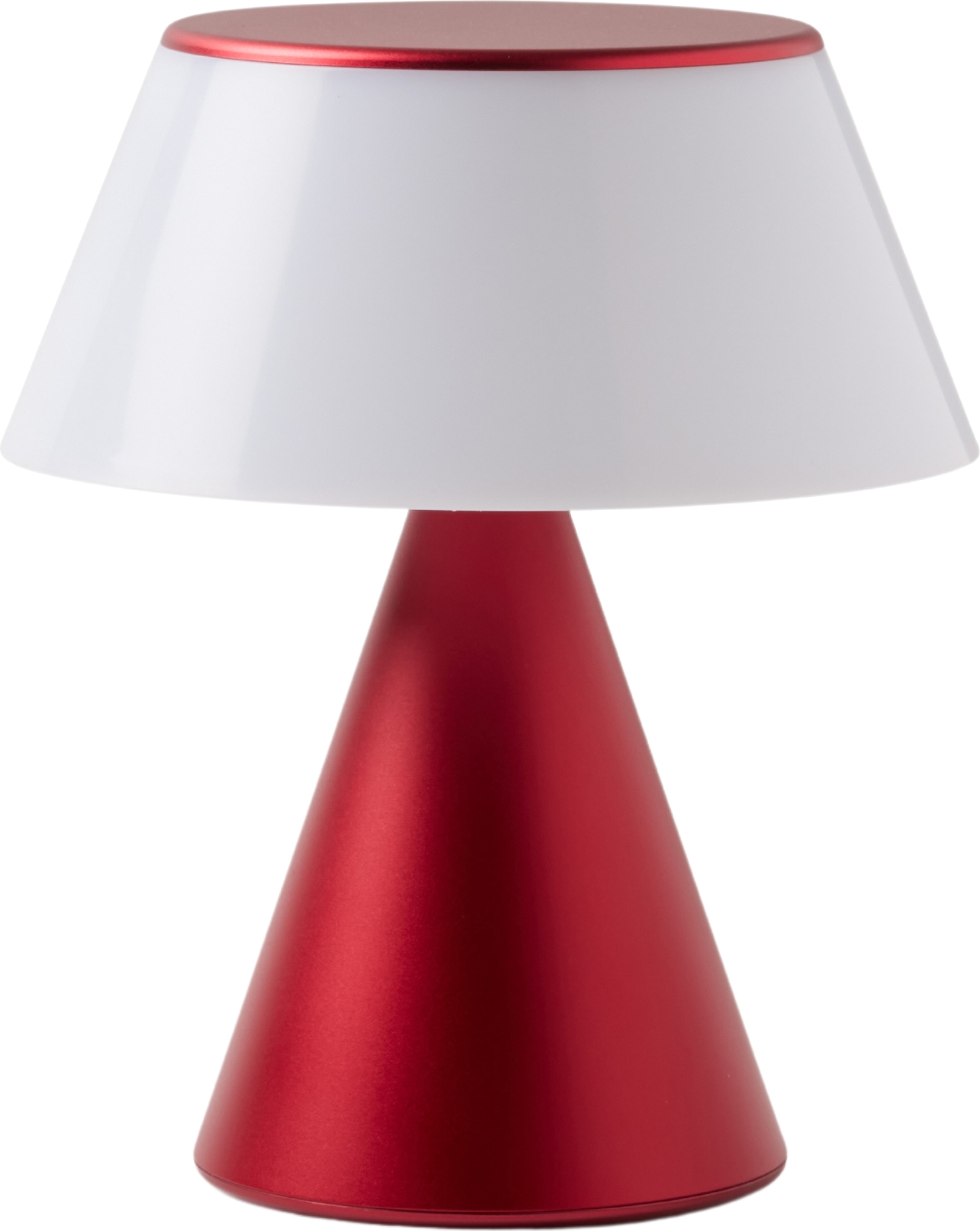 Lampa LED Luma L ciemnoczerwona