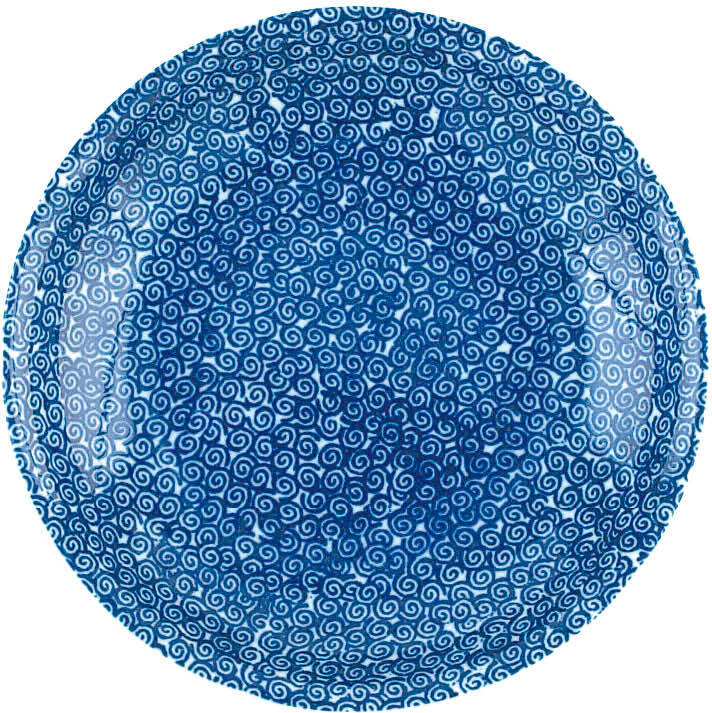 Talerz do serwowania The White Snow Agadir 32 cm niebieski