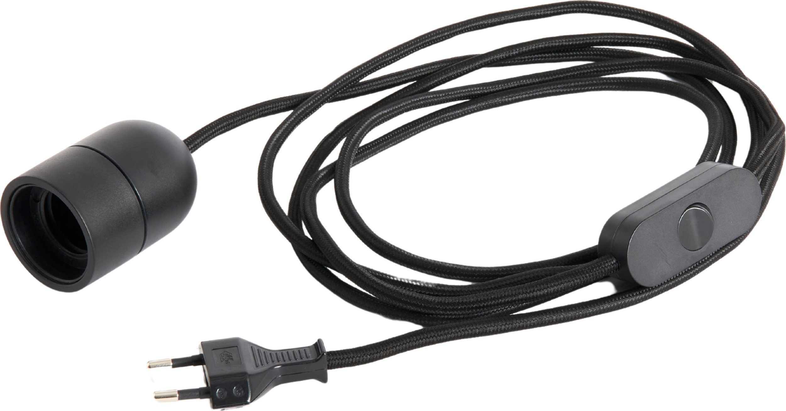 Przewód do lampy stołowej Common 240 cm czarny