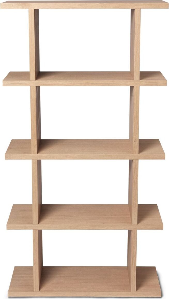 Regał na książki Kona 75 x 141 cm naturalny dąb