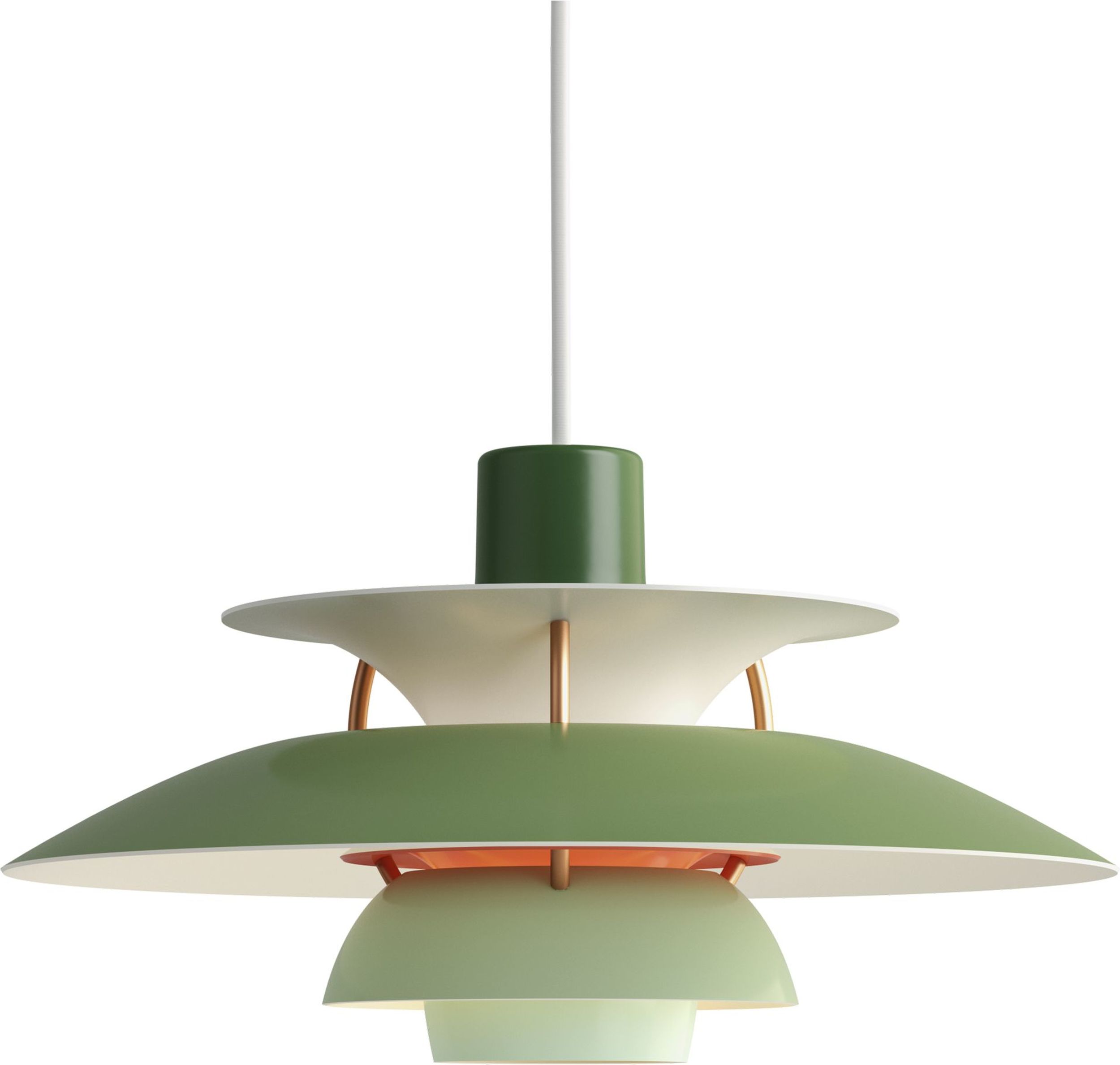 Lampa wisząca PH 5 Mini odcienie zieleni