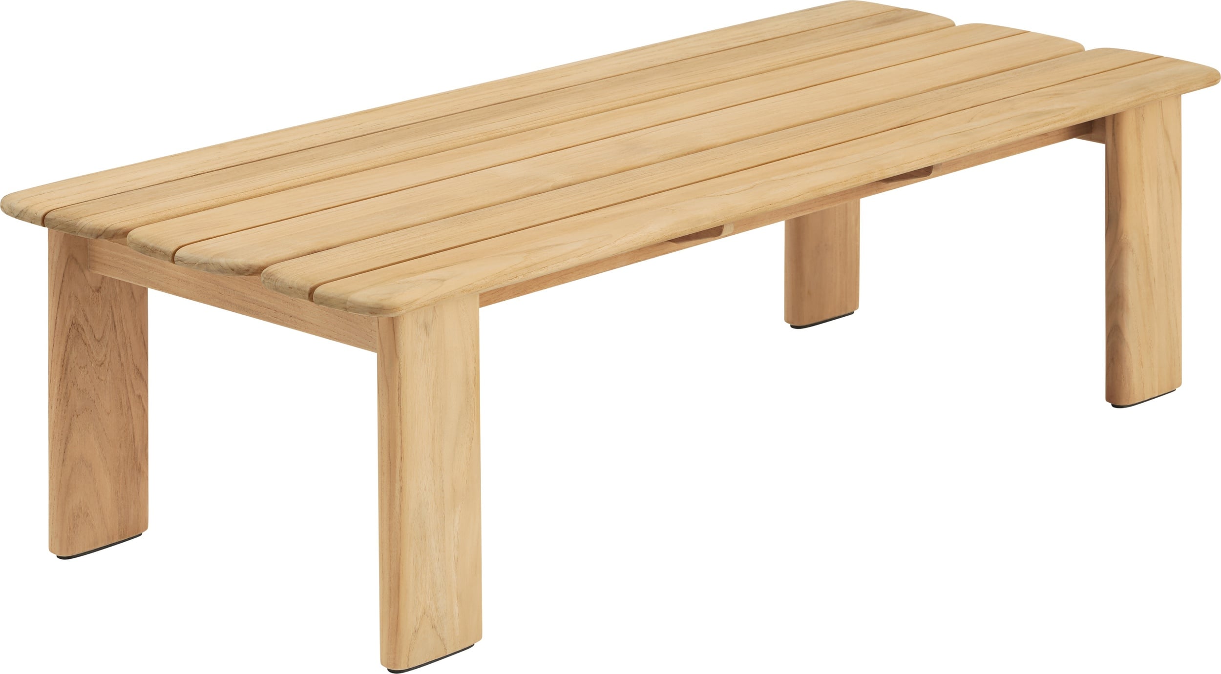 Stolik kawowy ogrodowy Assemble 135 cm naturalne drewno
