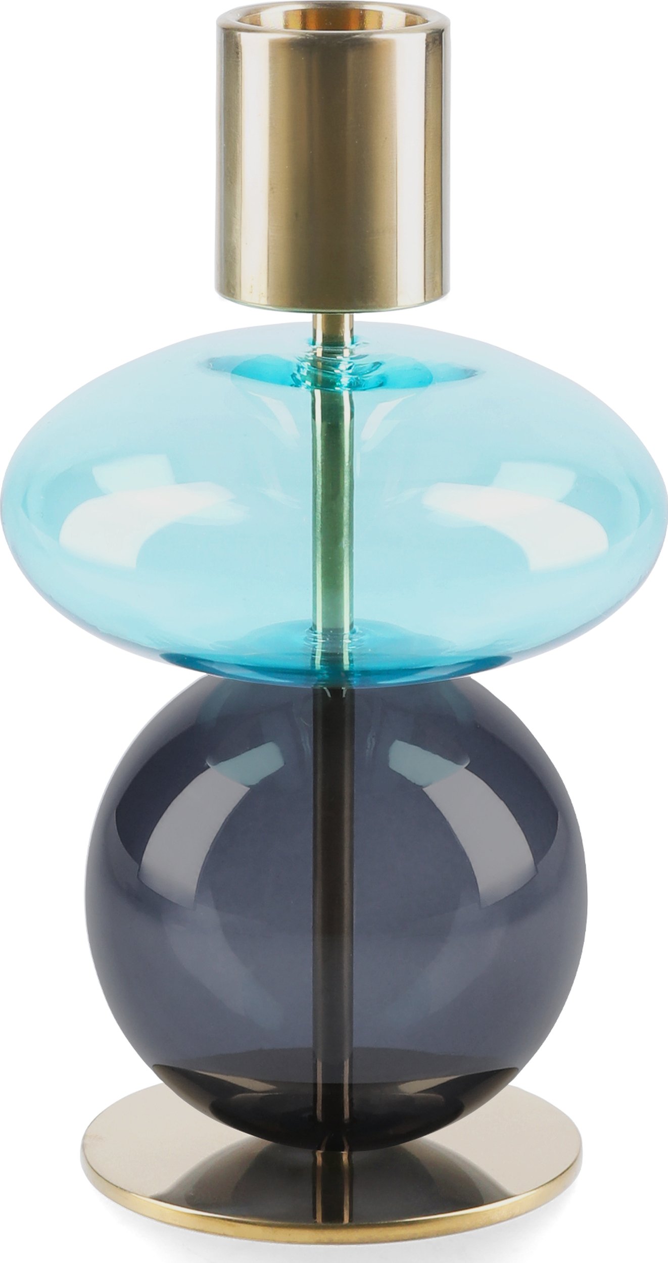 Świecznik na klasyczną świecę Bubble 14 cm