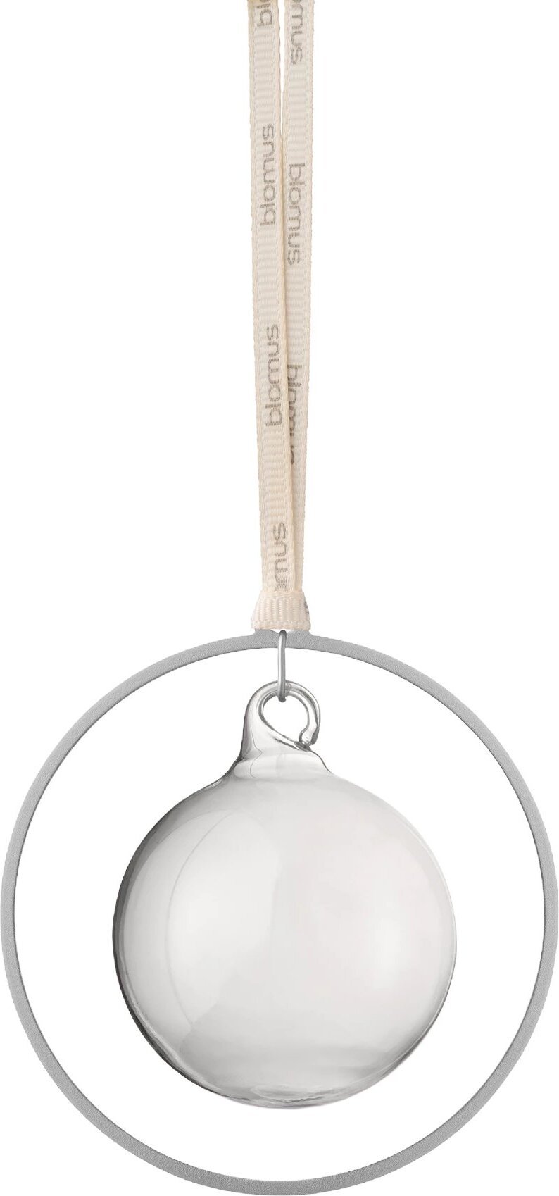 Bombki Kitai w obręczy clear 4 szt.