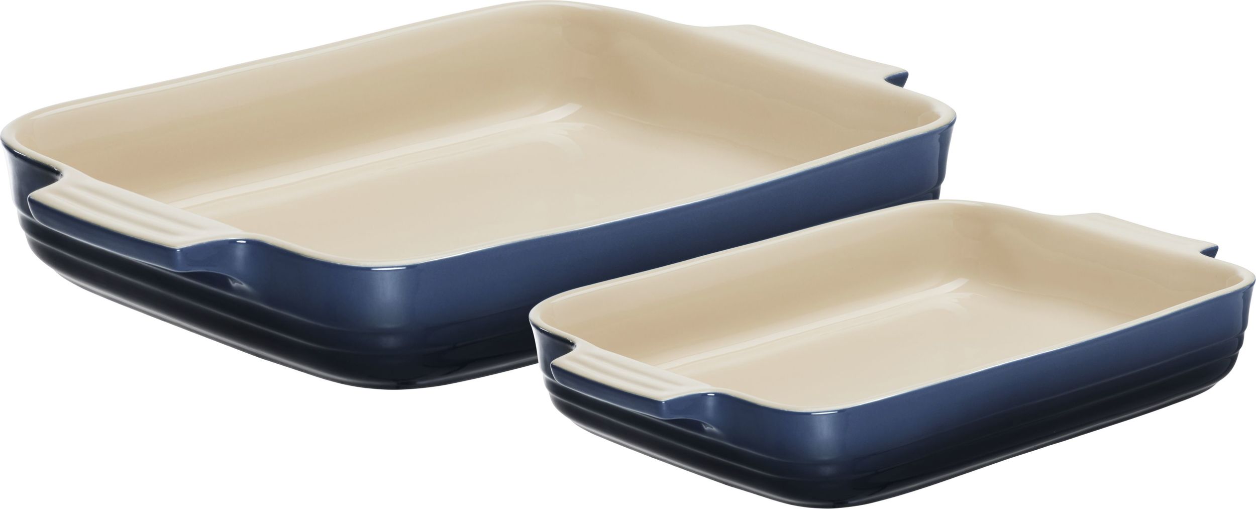 Formy do pieczenia Le Creuset prostokątne granatowe 2 szt.