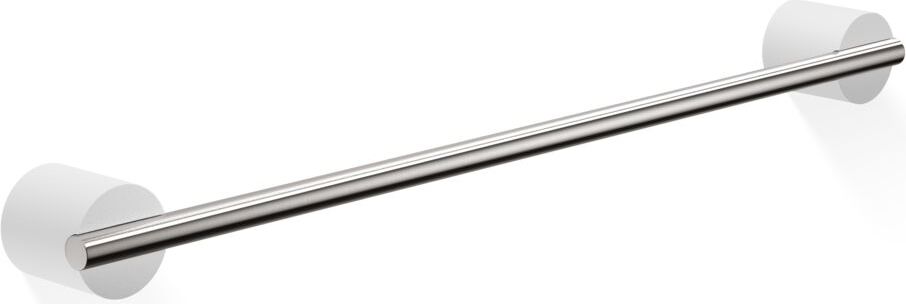 Wieszak reling na ręczniki Stone 45 cm stal matowa-biały