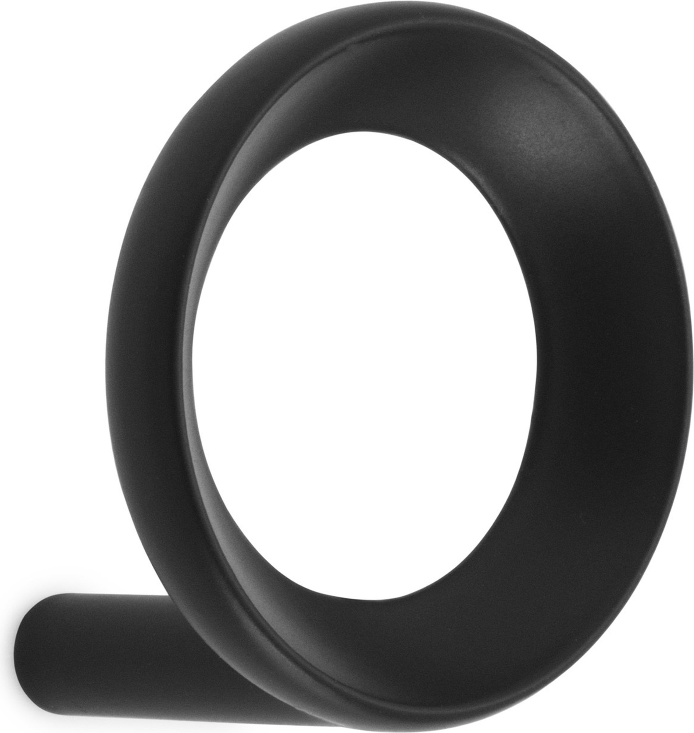 Haczyk ścienny Loop S czarny