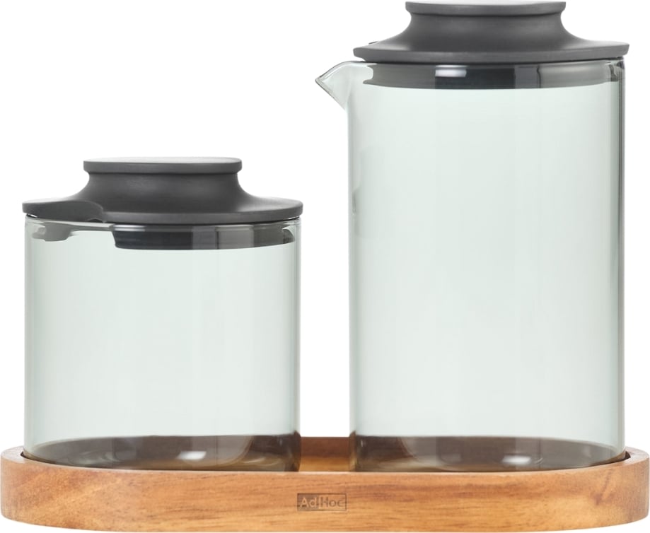 Mlecznik i cukiernica Impact z podstawką 3 el.