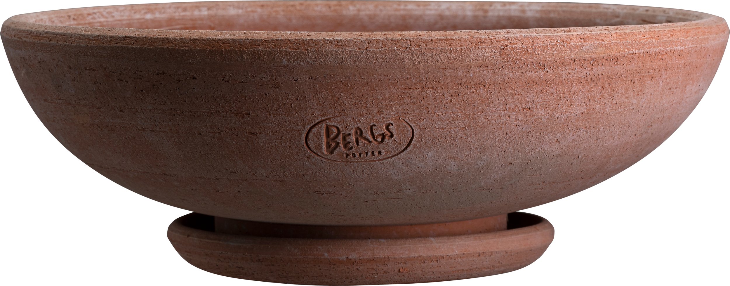 Doniczka Ada 40 cm różowa z podstawką