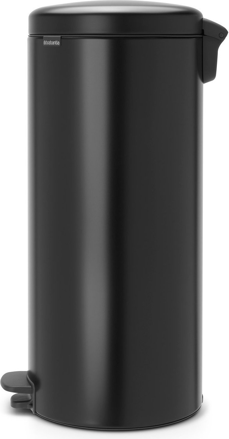 Kosz na śmieci pedałowy NewIcon 30 l matowy czarny