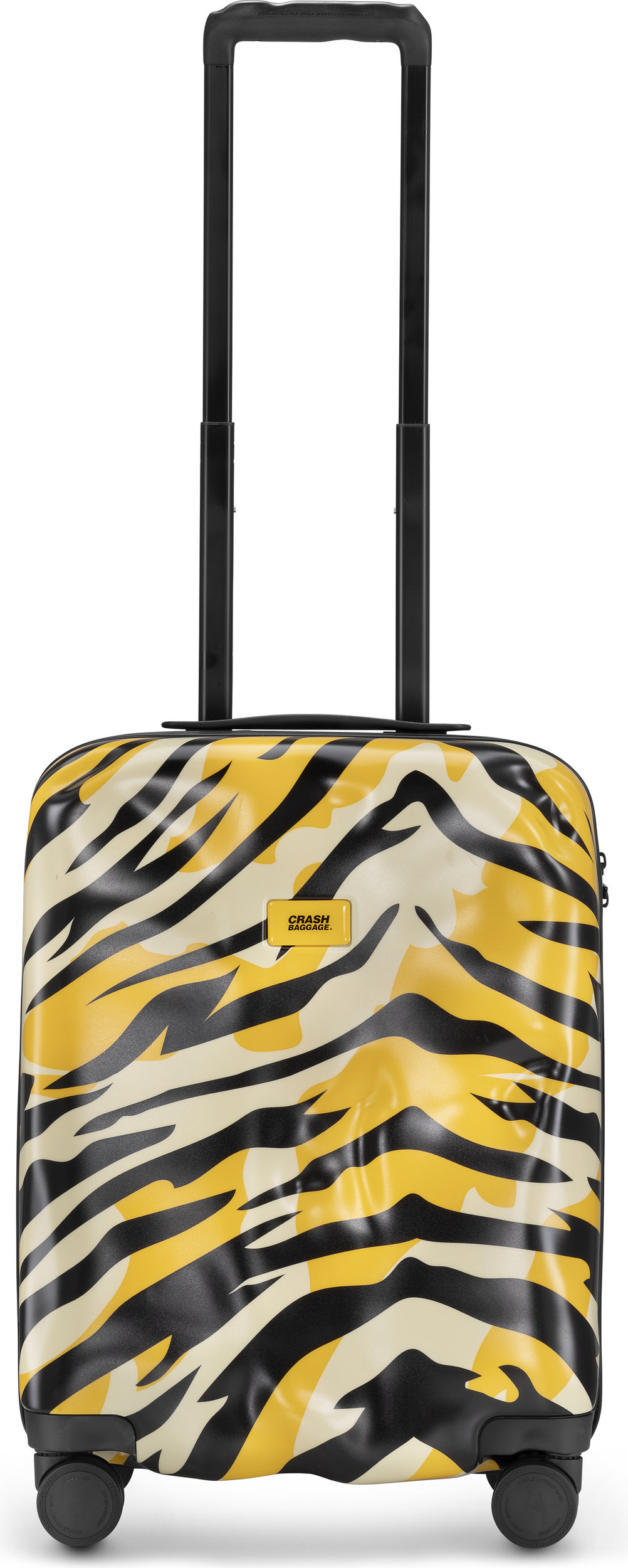 Walizka Icon Pattern kabinowa żółto-czarna