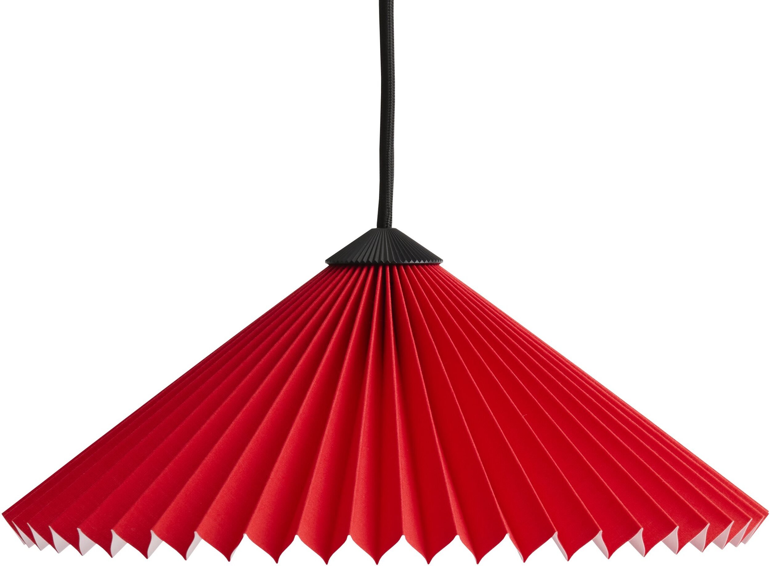 Lampa wisząca Matin 30 cm czerwona