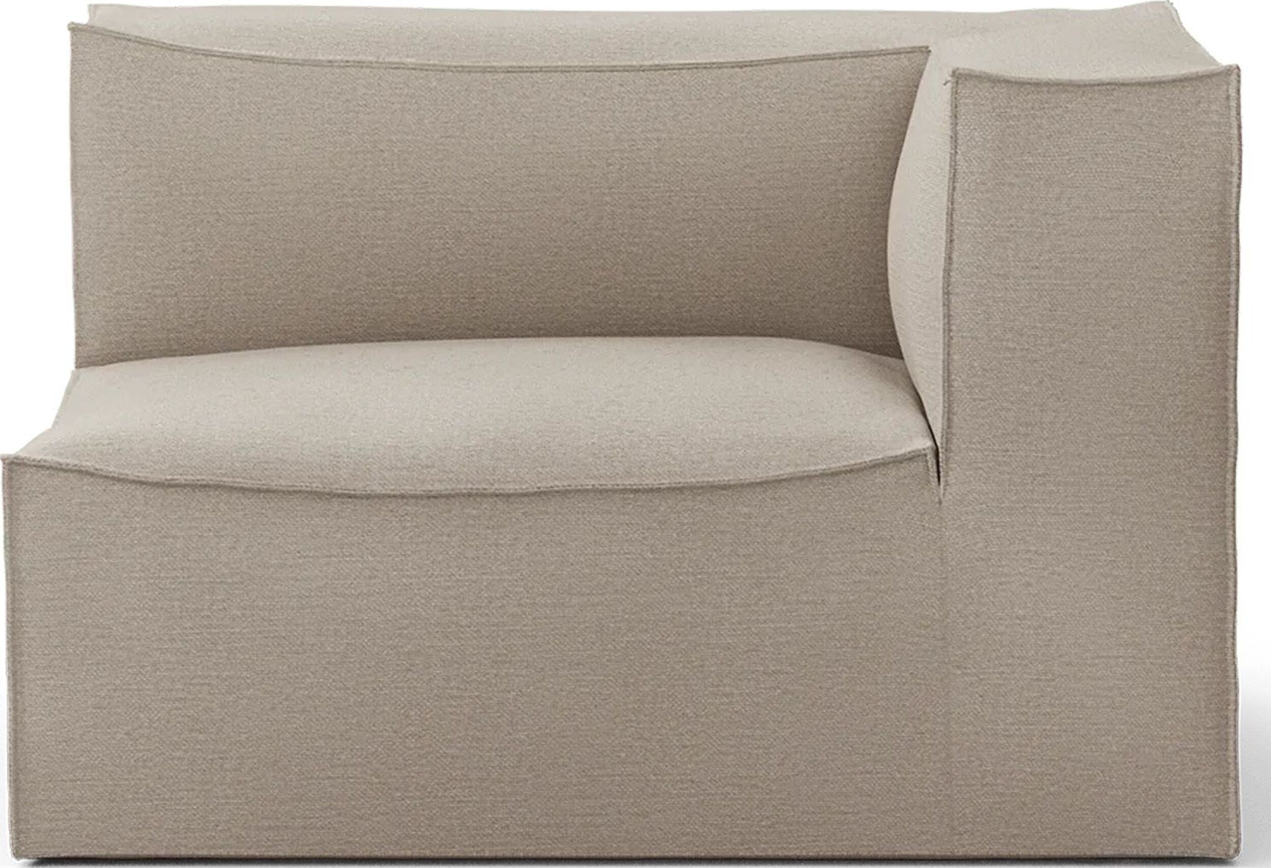 Narożnik prawostronny Catena Cotton Linen 120 cm beżowy