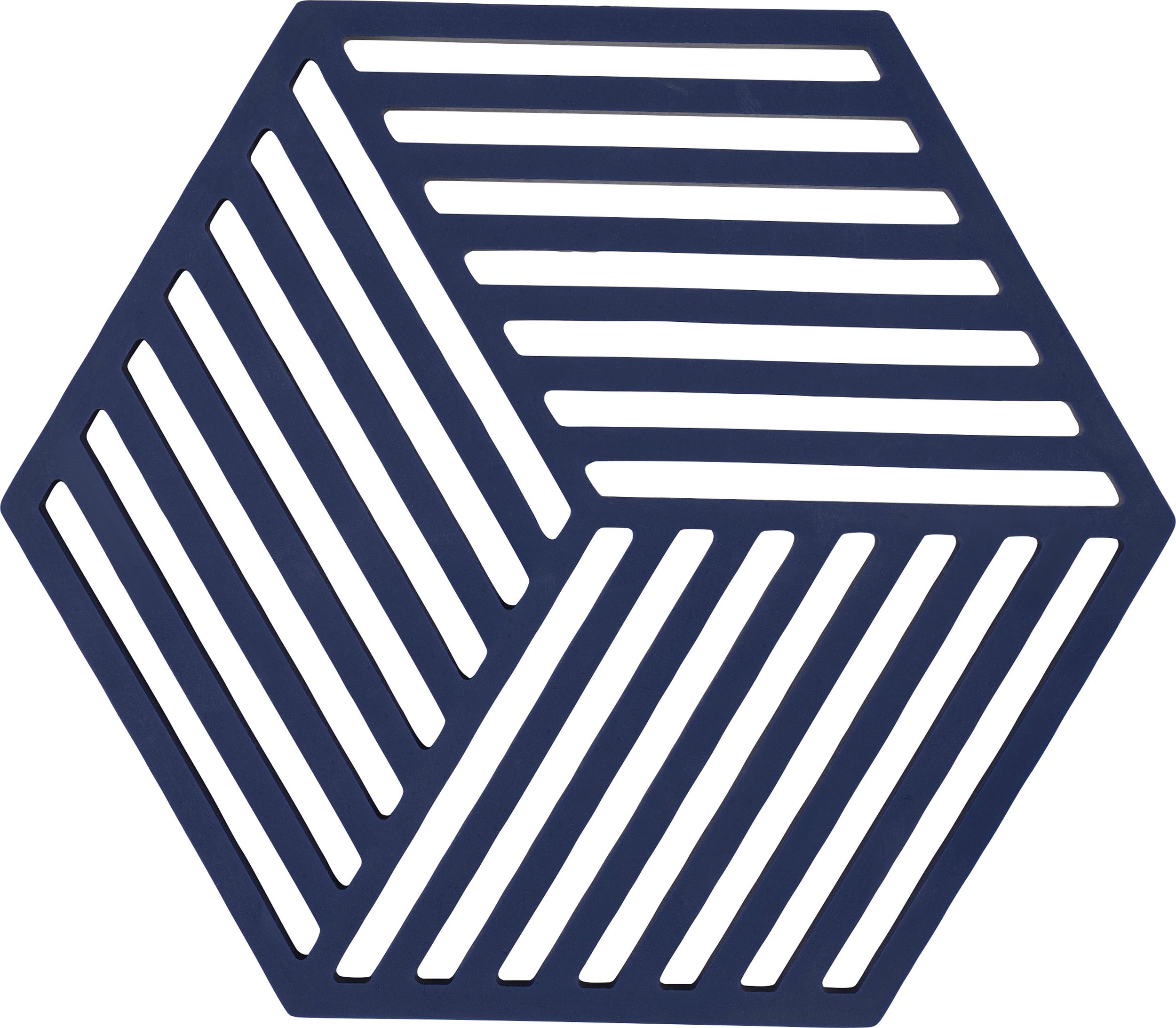 Podstawka pod gorące naczynia Hexagon granatowa