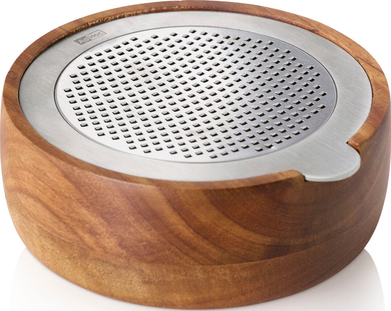 Tarka o małych oczkach CutnServe srebrna z pojemnikiem