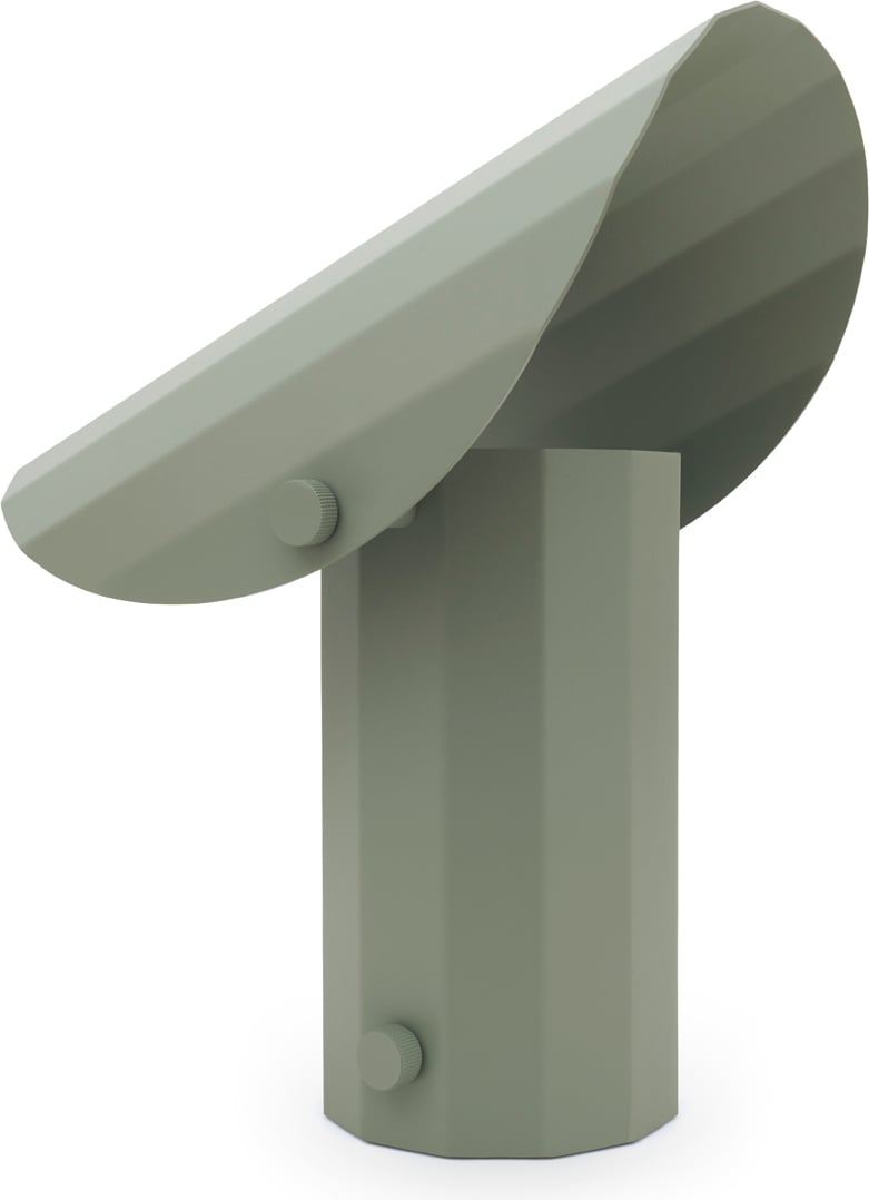 Lampa stołowa Apolin 30 cm szałwiowa zieleń