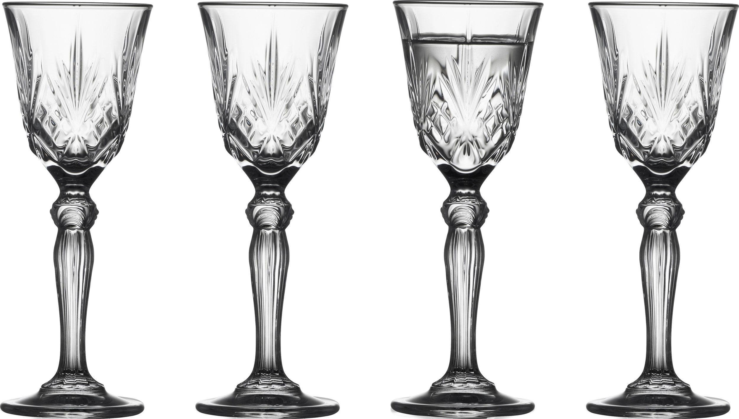 Kieliszki do wódki i aquavitu Melodia 50 ml 4 szt.