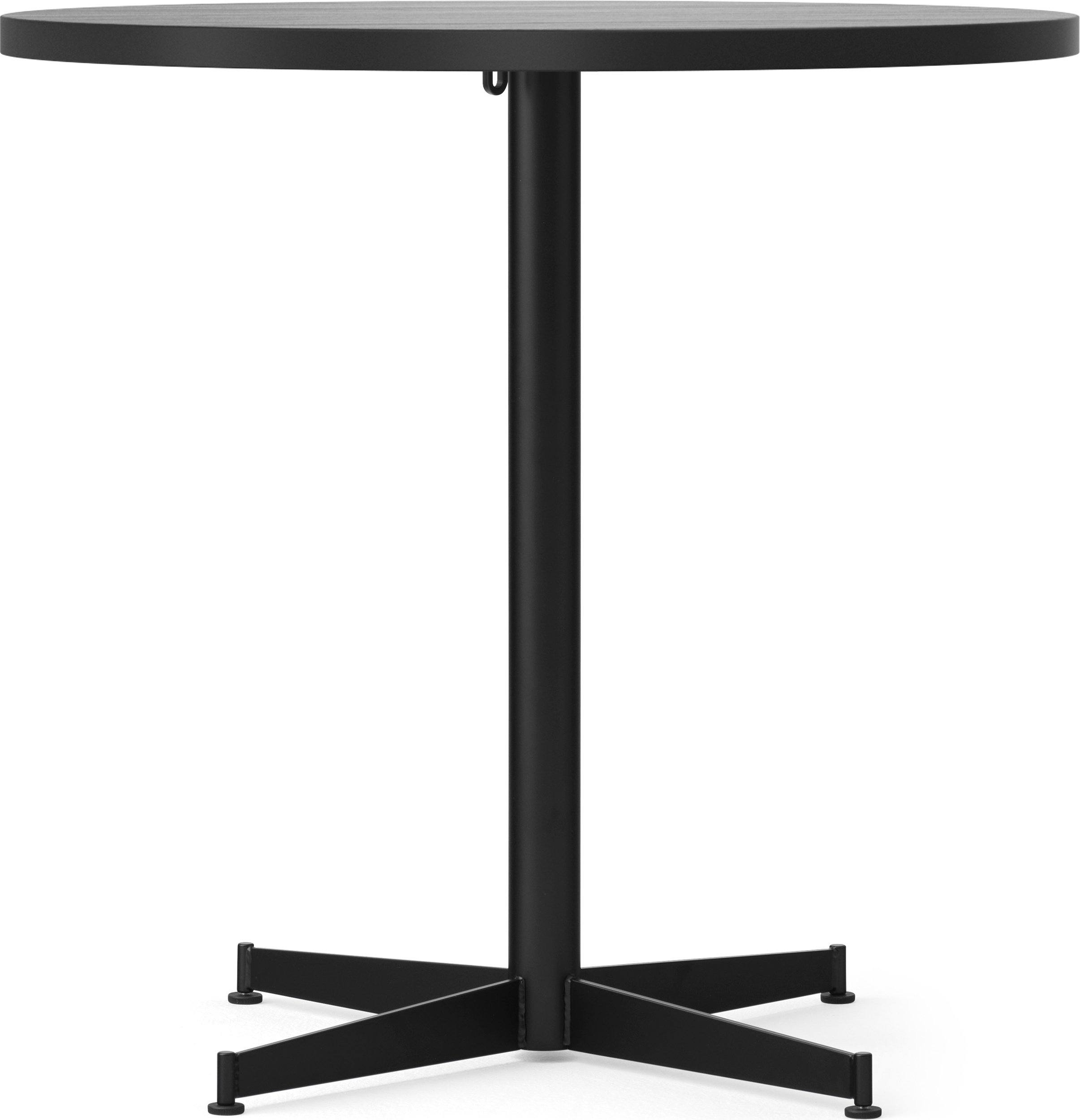 Stół z czarną podstawą Nook Star Base 80 cm czarny