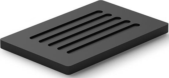 Mydelniczka Club prosta czarny mat