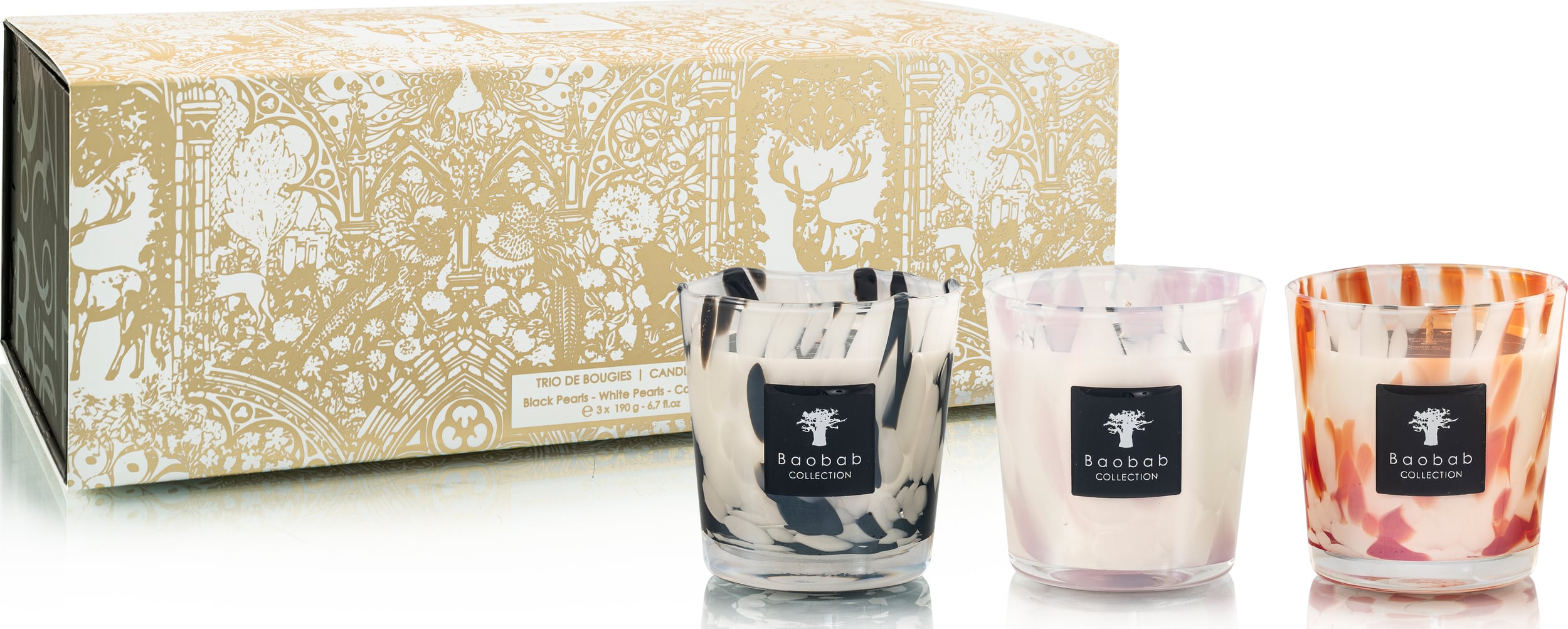 Świece zapachowe Pearls 3 szt.