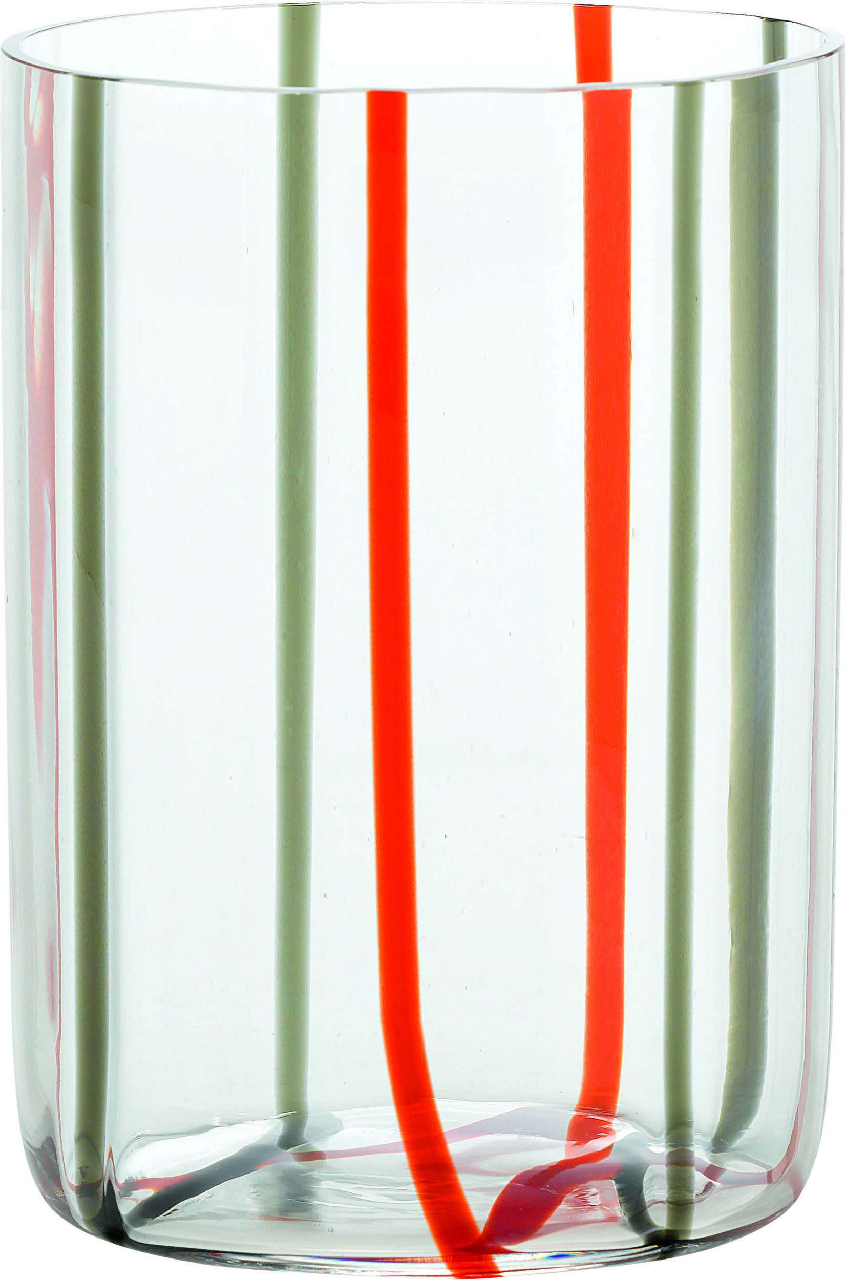 Szklanka Tirache 350 ml czerwono-szara