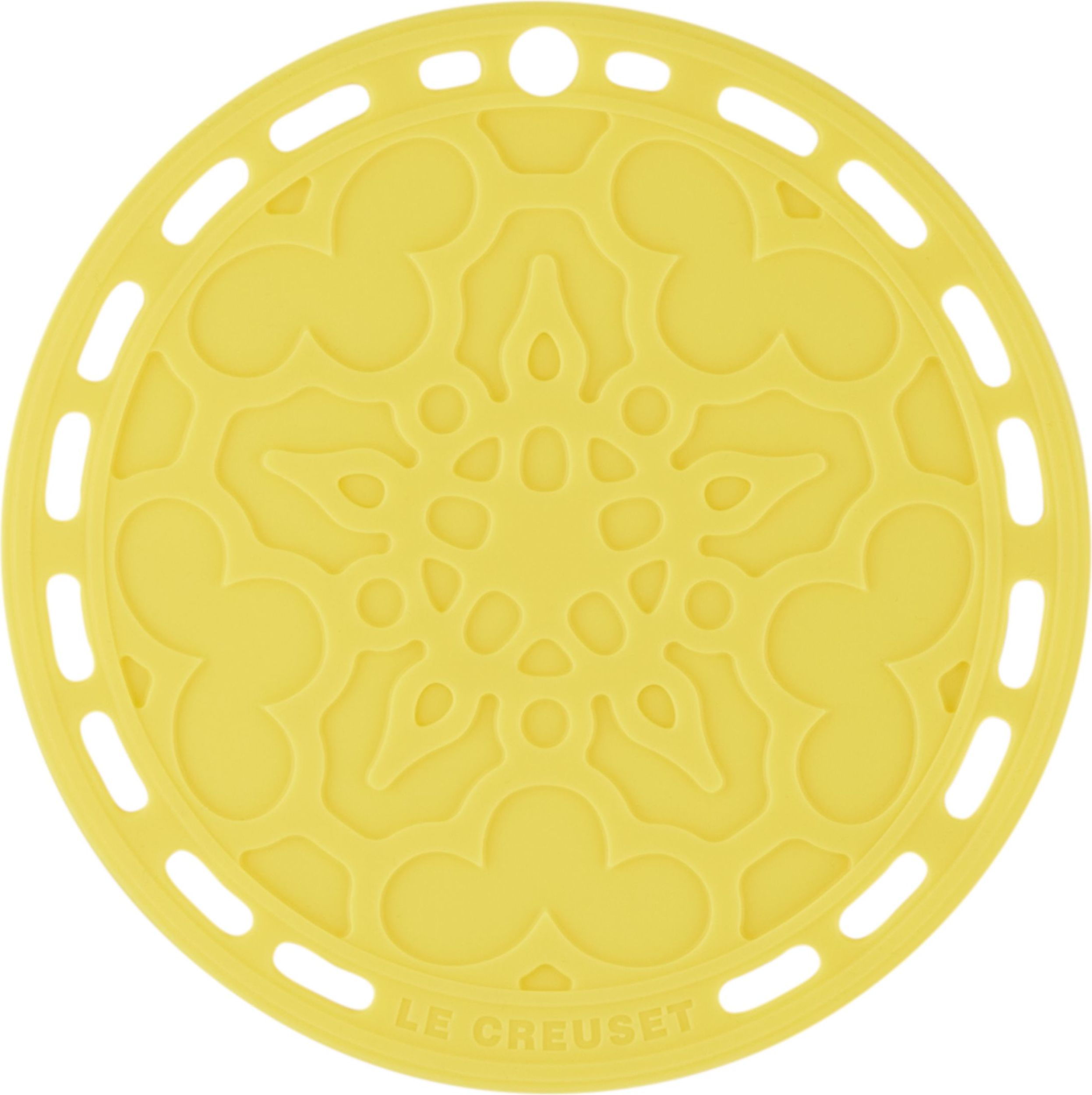 Podstawka pod gorące naczynia Le Creuset z wzorem 20 cm cytrynowa