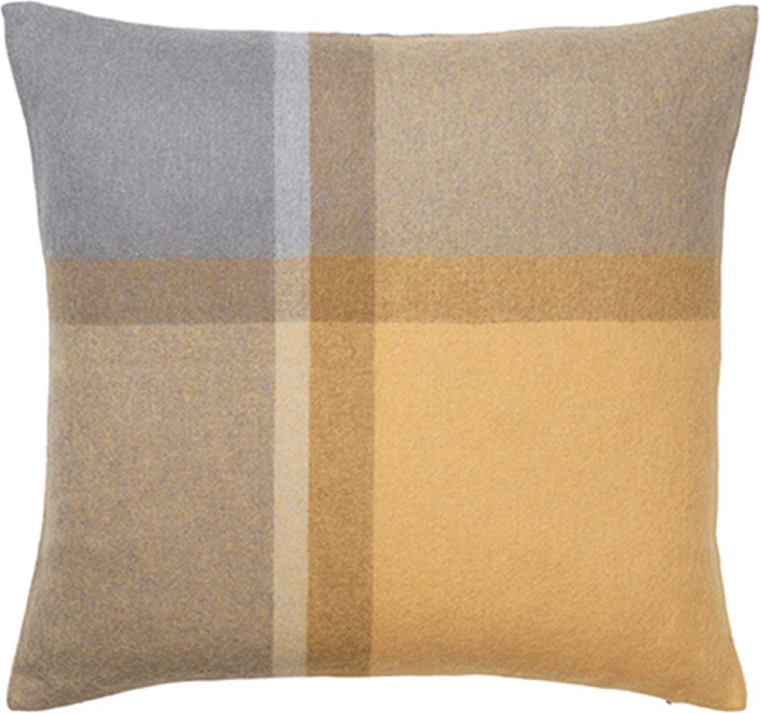 Poszewka dekoracyjna Manhattan 50 x 50 cm szaro-żółta