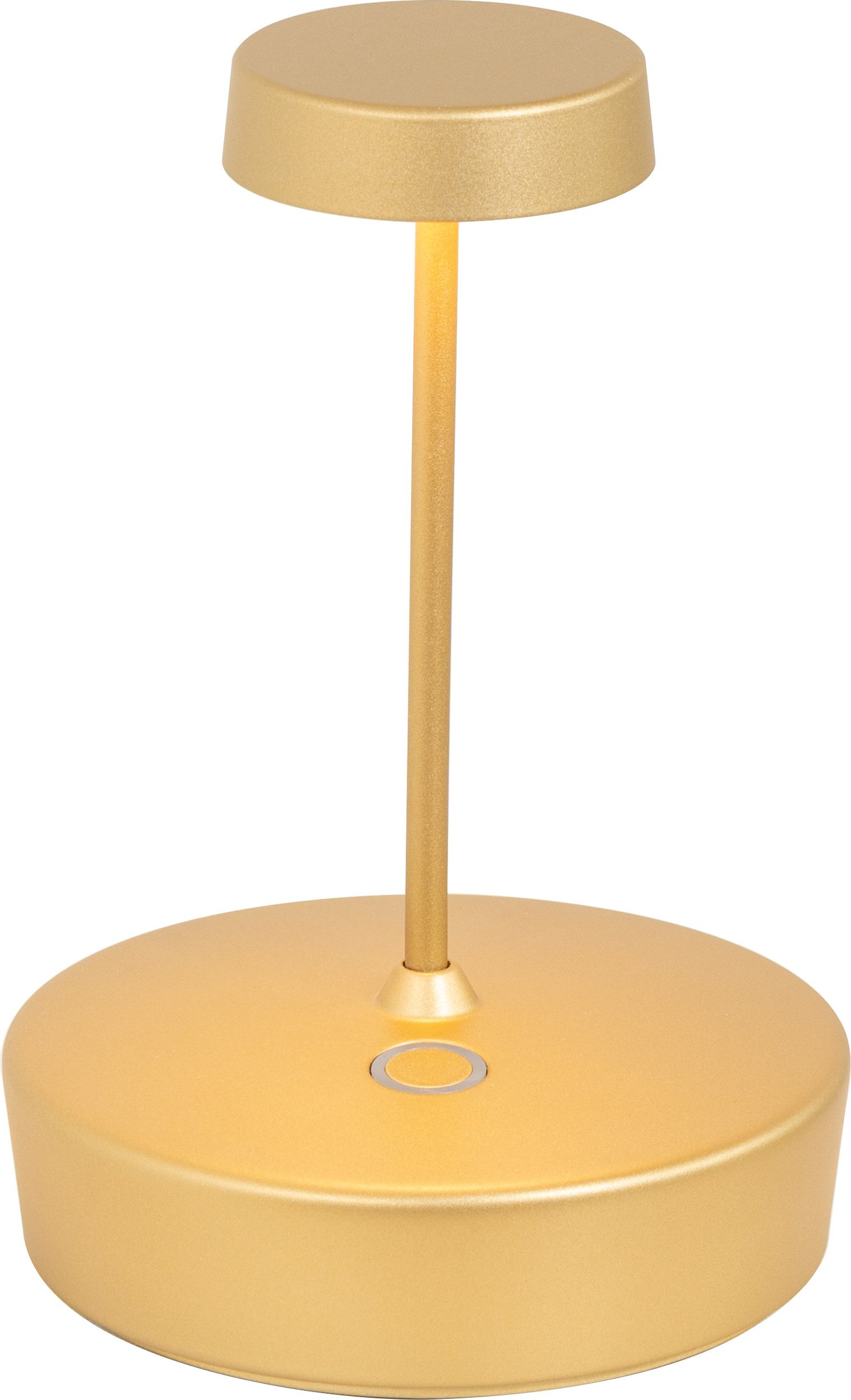 Lampa stołowa bezprzewodowa Swap Mini II 14,8 cm złoty mat