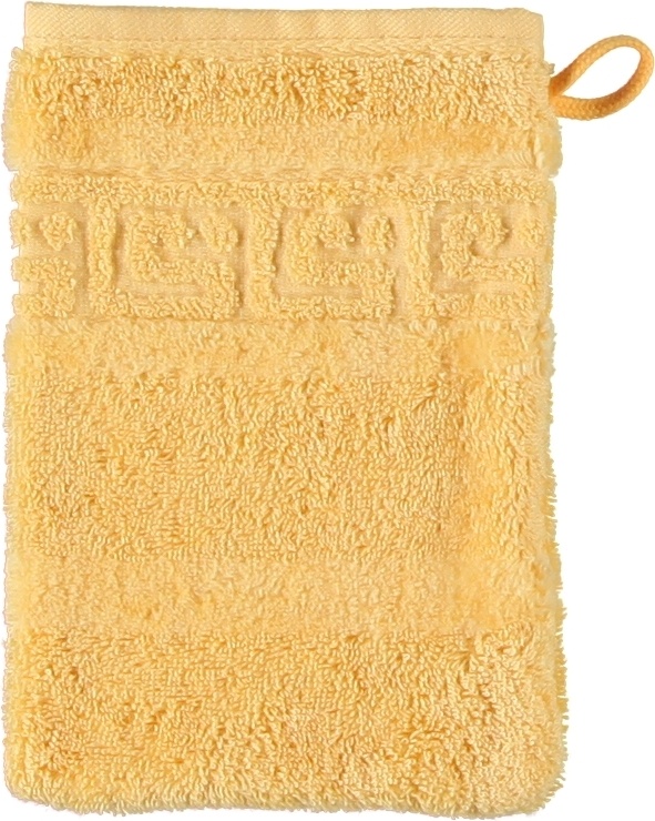 Rękawica kąpielowa Noblesse 16 x 22 cm jasnopomarańczowa