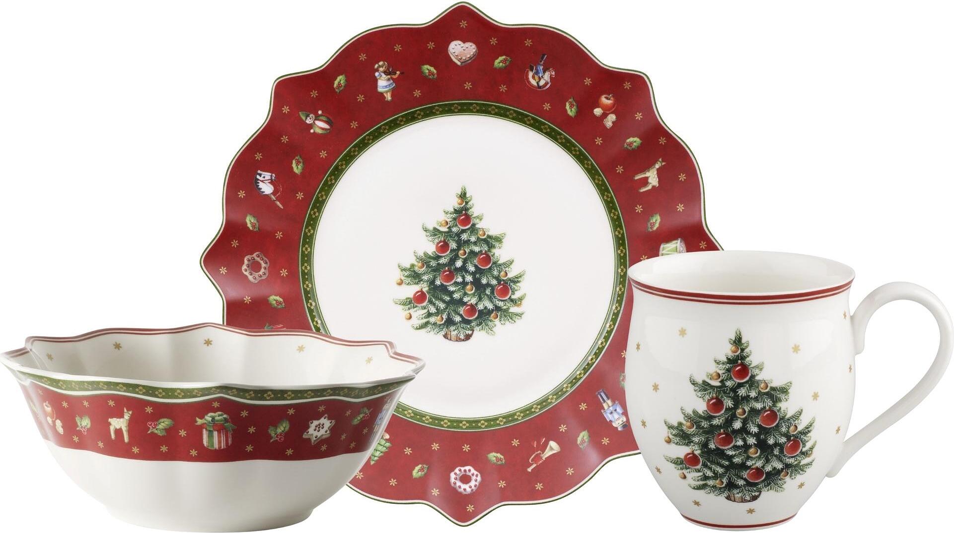 Zestaw śniadaniowy Toy's Delight czerwony 6 el.