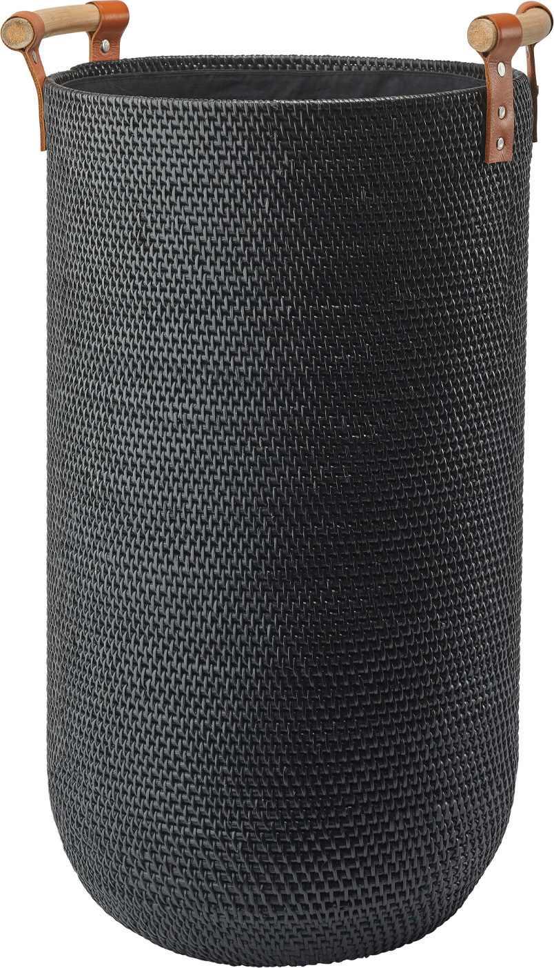 Kosz na pranie Cino czarny