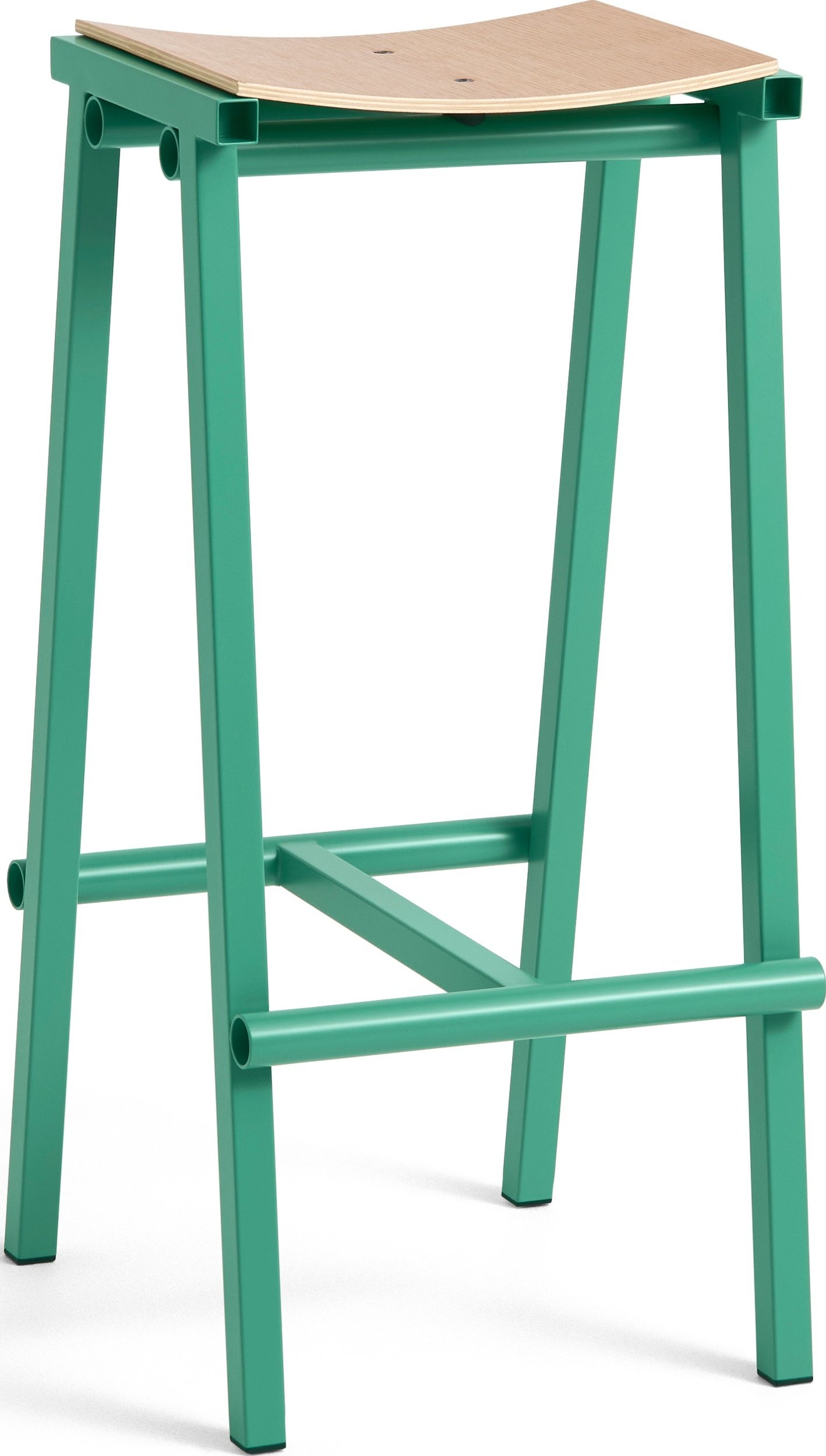 Stołek barowy Taburete 8 75 cm jadeitowy