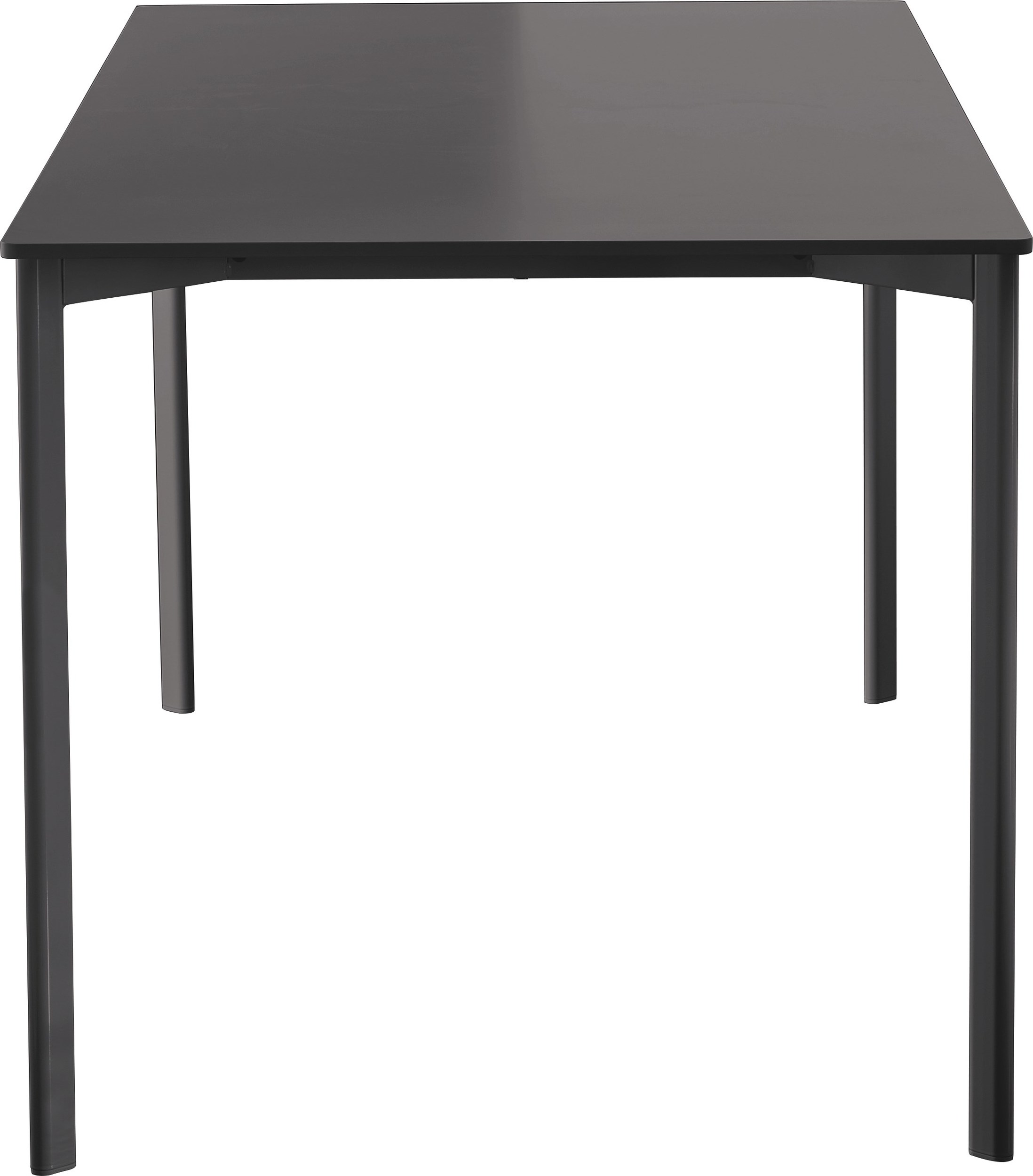 Stół Striped 79 x 79 cm czarny