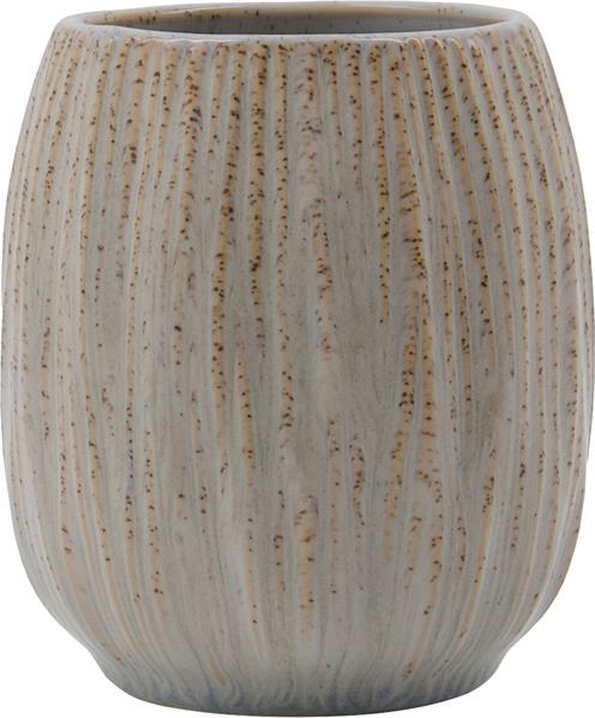 Kubek na szczoteczki do zębów Deco złamana biel