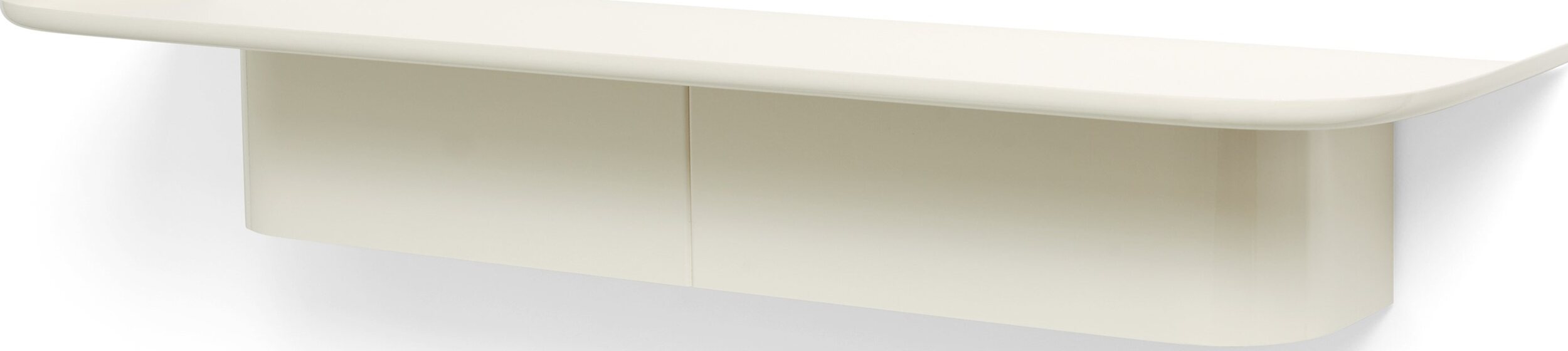 Półka ścienna Korpus L kremowa
