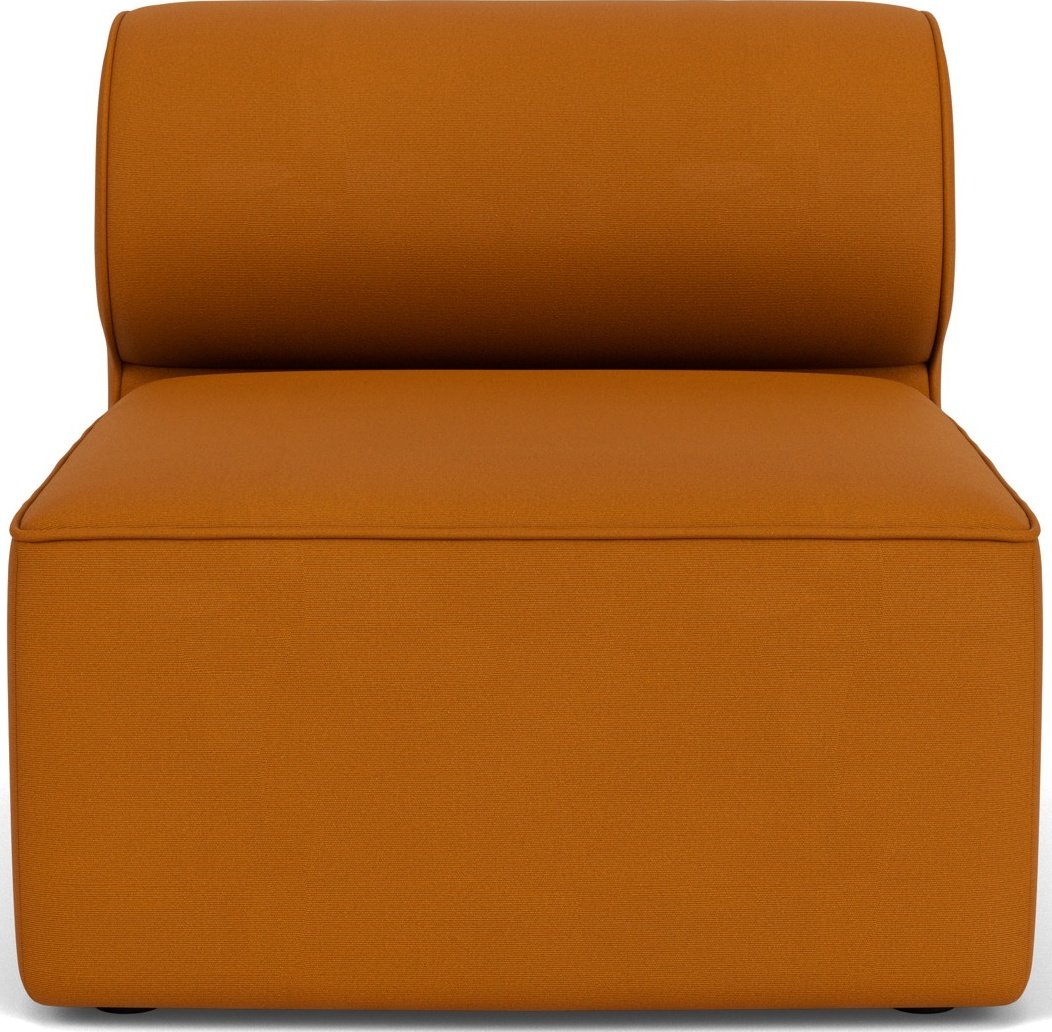 Element środkowy sofy modułowej Eave 75 x 96 cm ciemnopomarańczowy