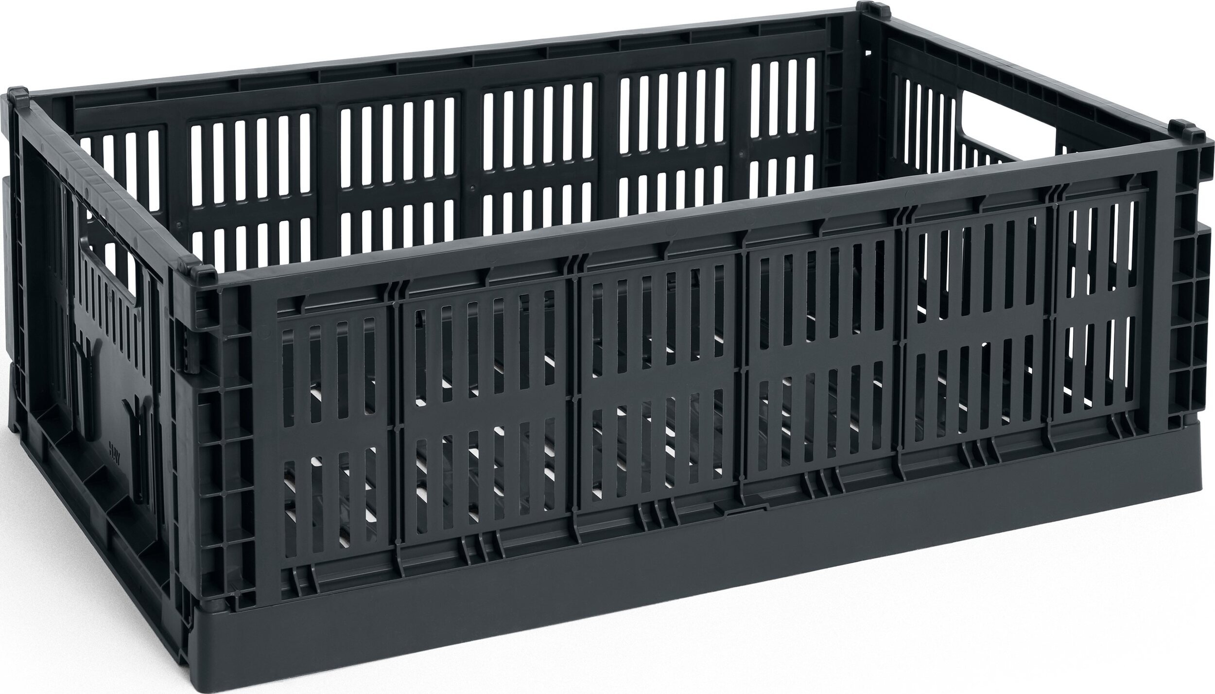 Kosz do przechowywania Hay Colour Crate L w kolorze węgla