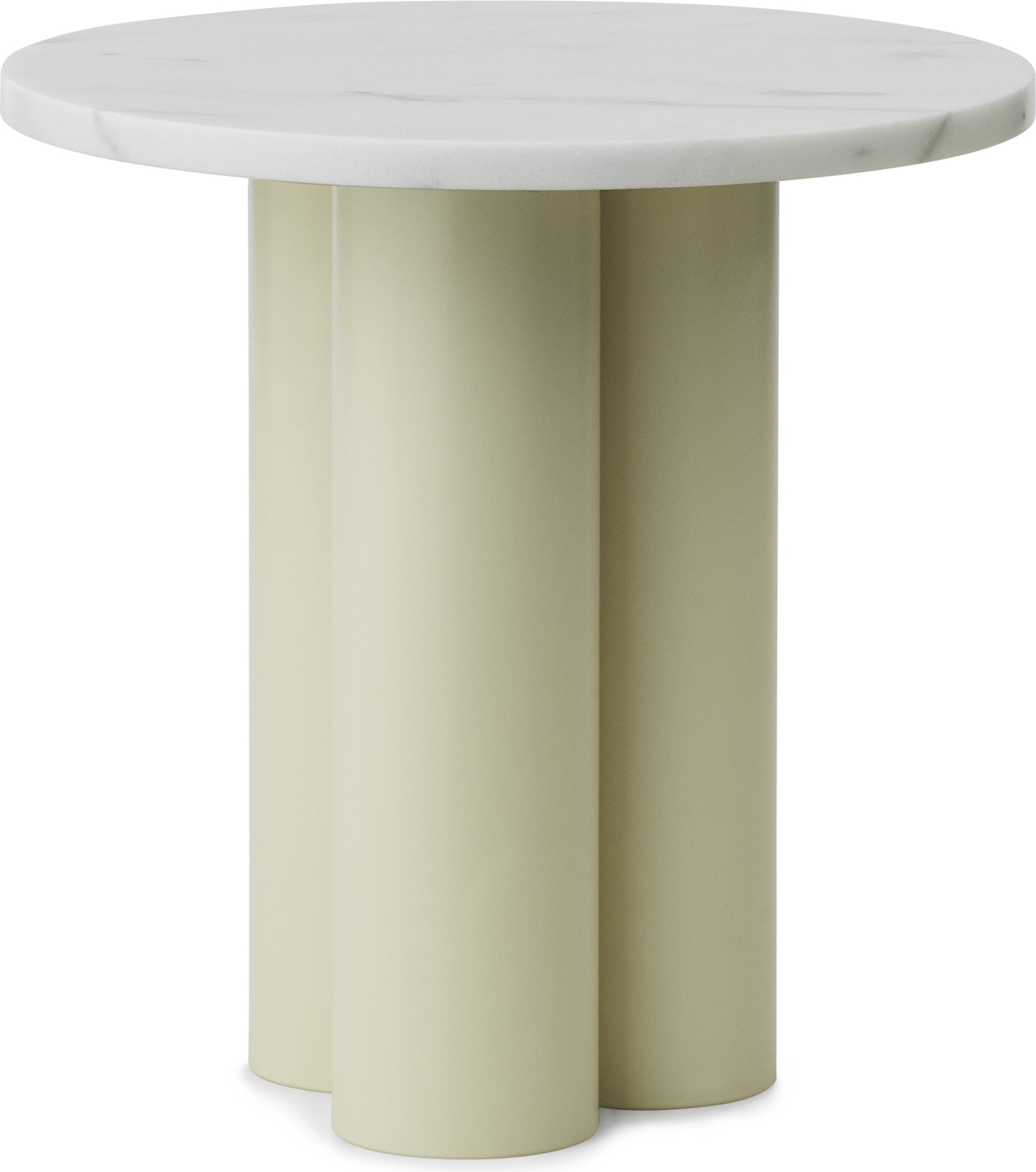 Stolik Dit Carrara White na piaskowych nogach