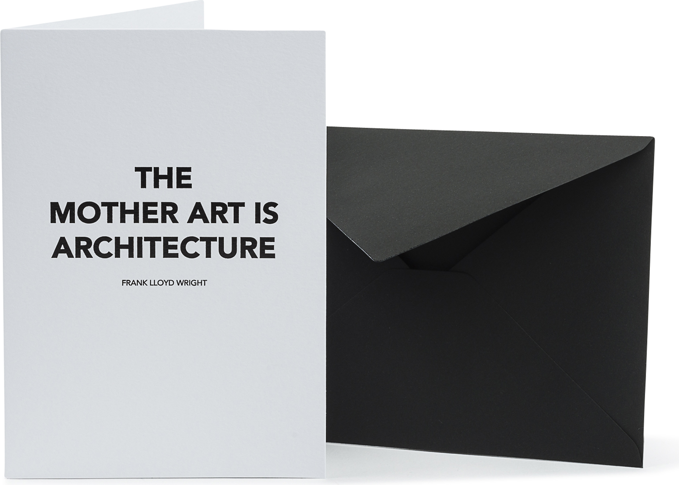 Kartka z kopertą Architects Quotes The Mother Art