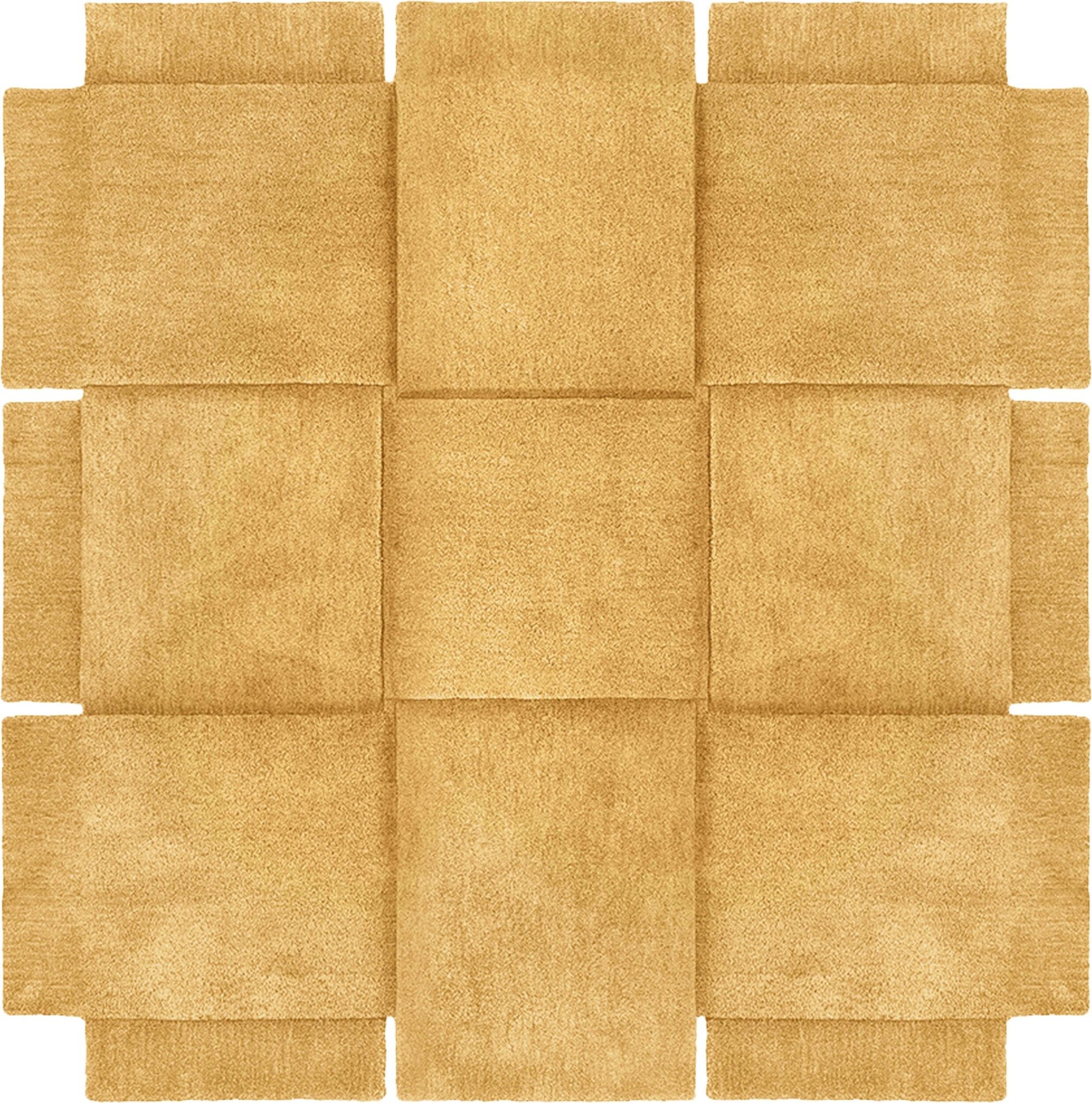 Dywan Basket 180 x 180 cm ochra