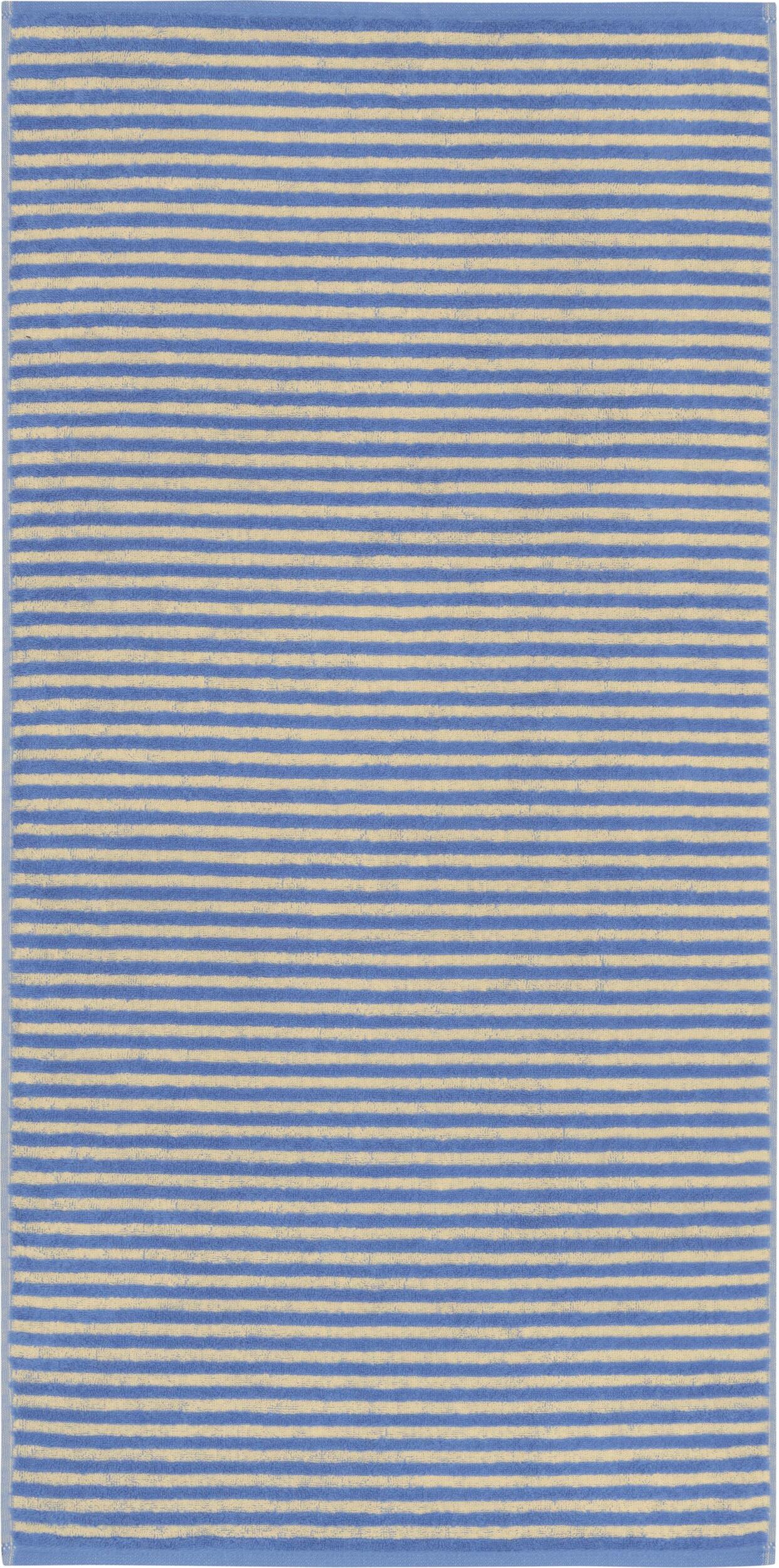 Ręcznik Lines w paski 80 x 150 cm głęboki błękit