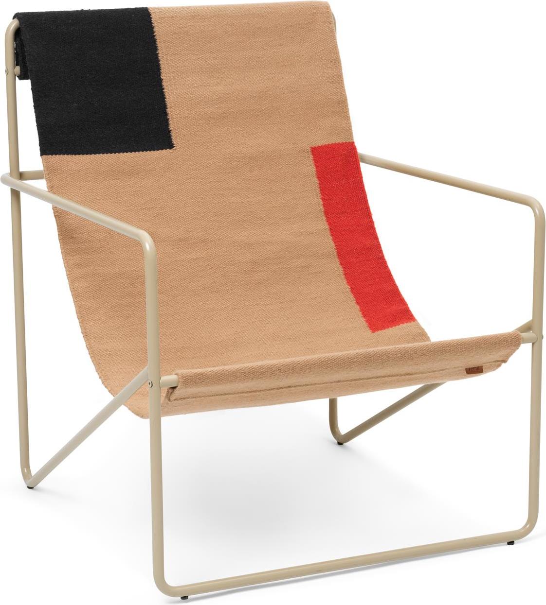 Krzesło Desert Block beżowa rama