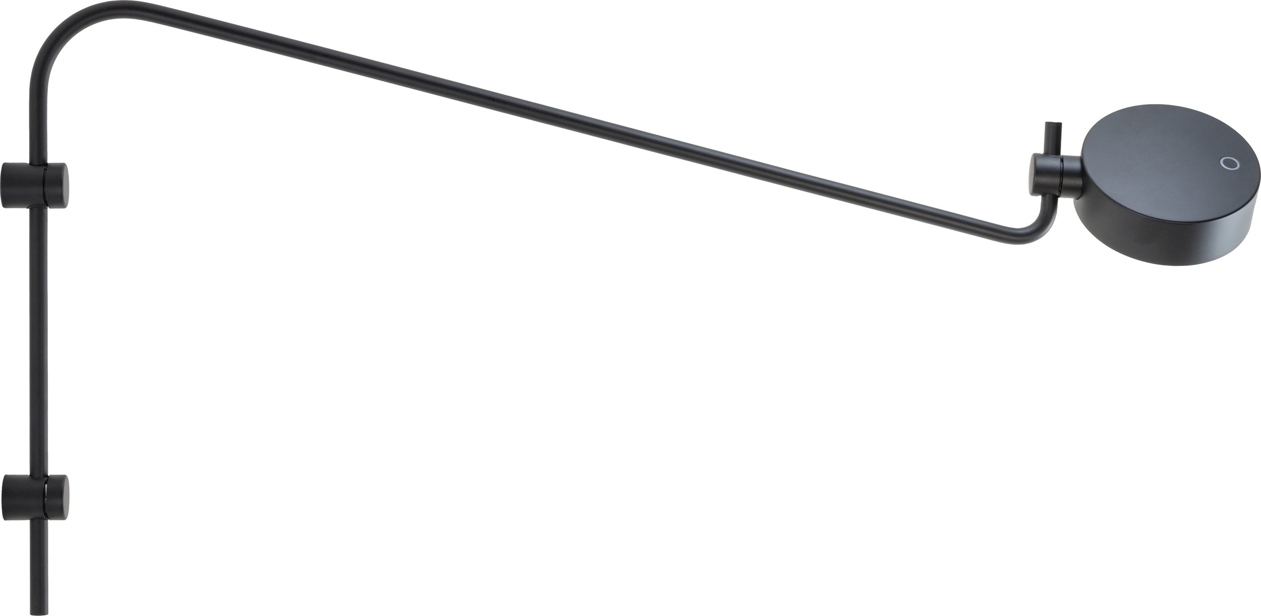 Lampa ścienna Super O czarna