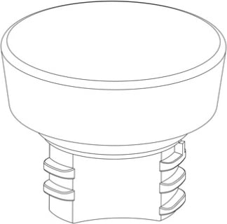 Pokrywka do dzbanka termicznego Amphora czarna