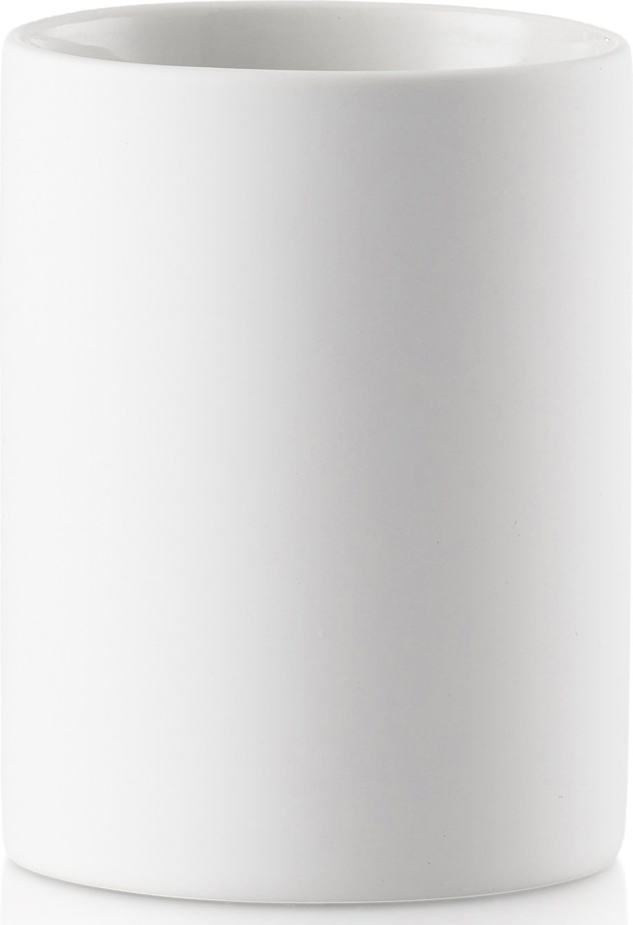 Kubek na szczoteczki do zębów Karma biały