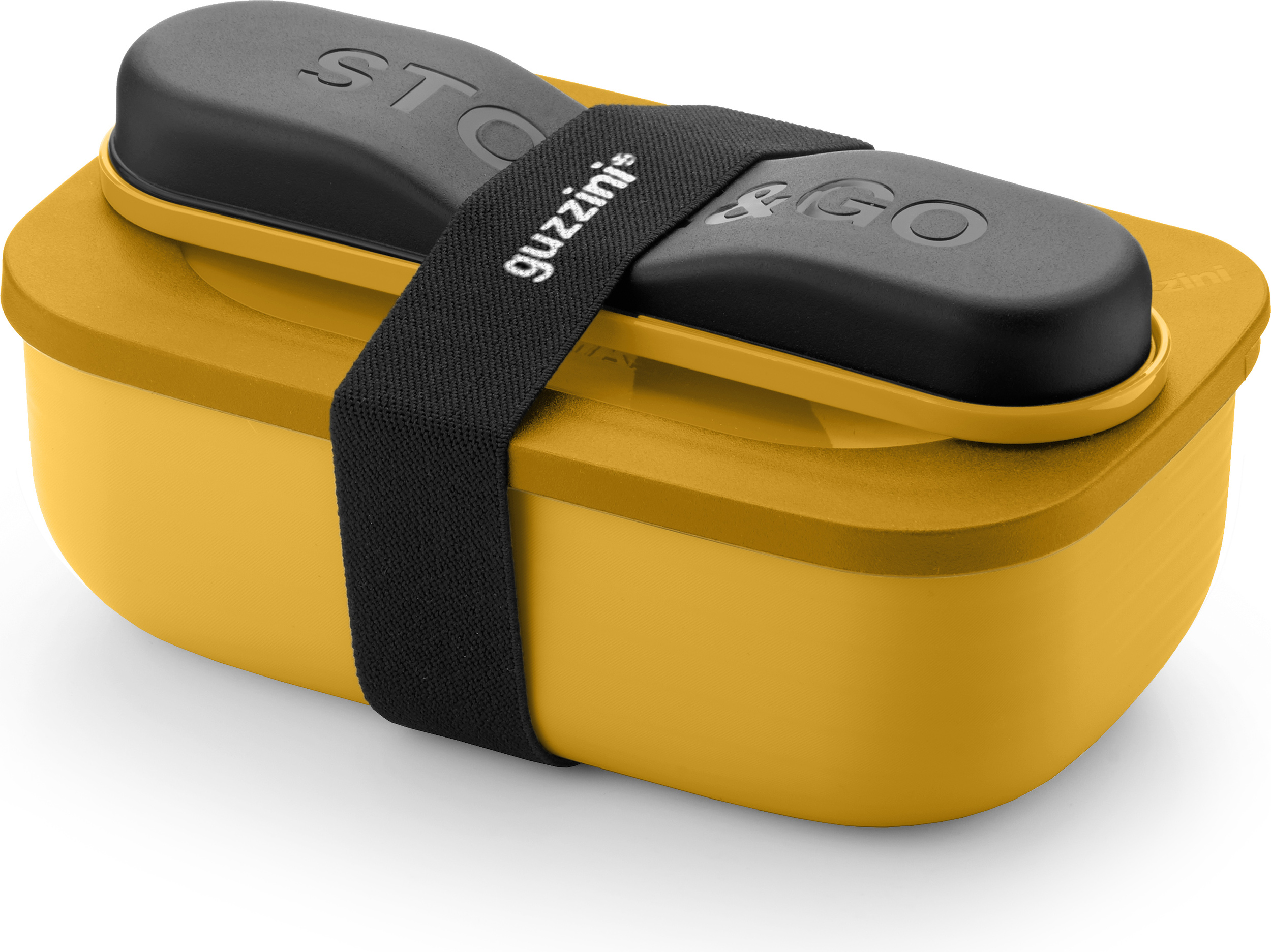 Lunchbox Store & Go 900 ml żółty ze sztućcami