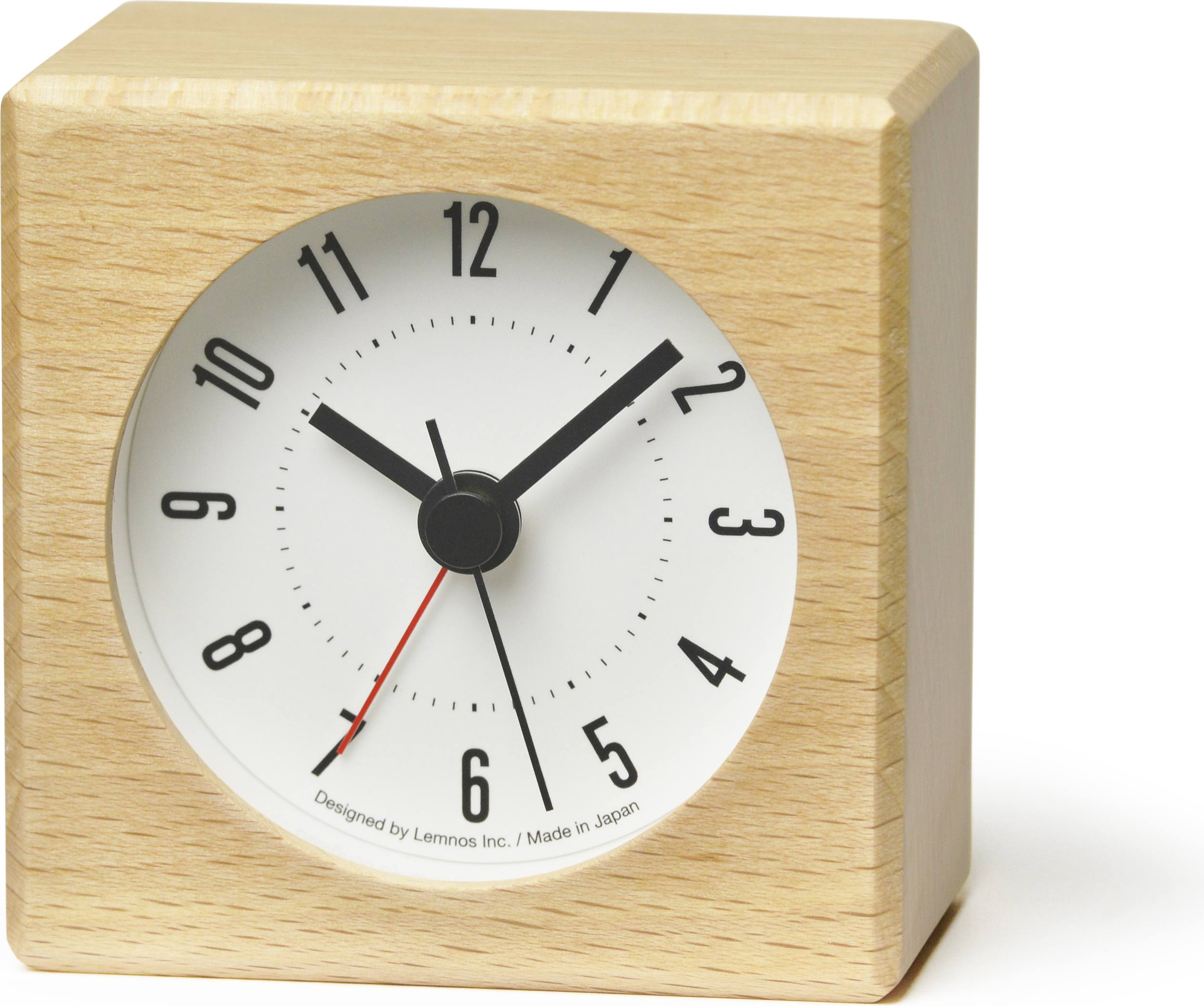 Budzik Meteor jasne drewno