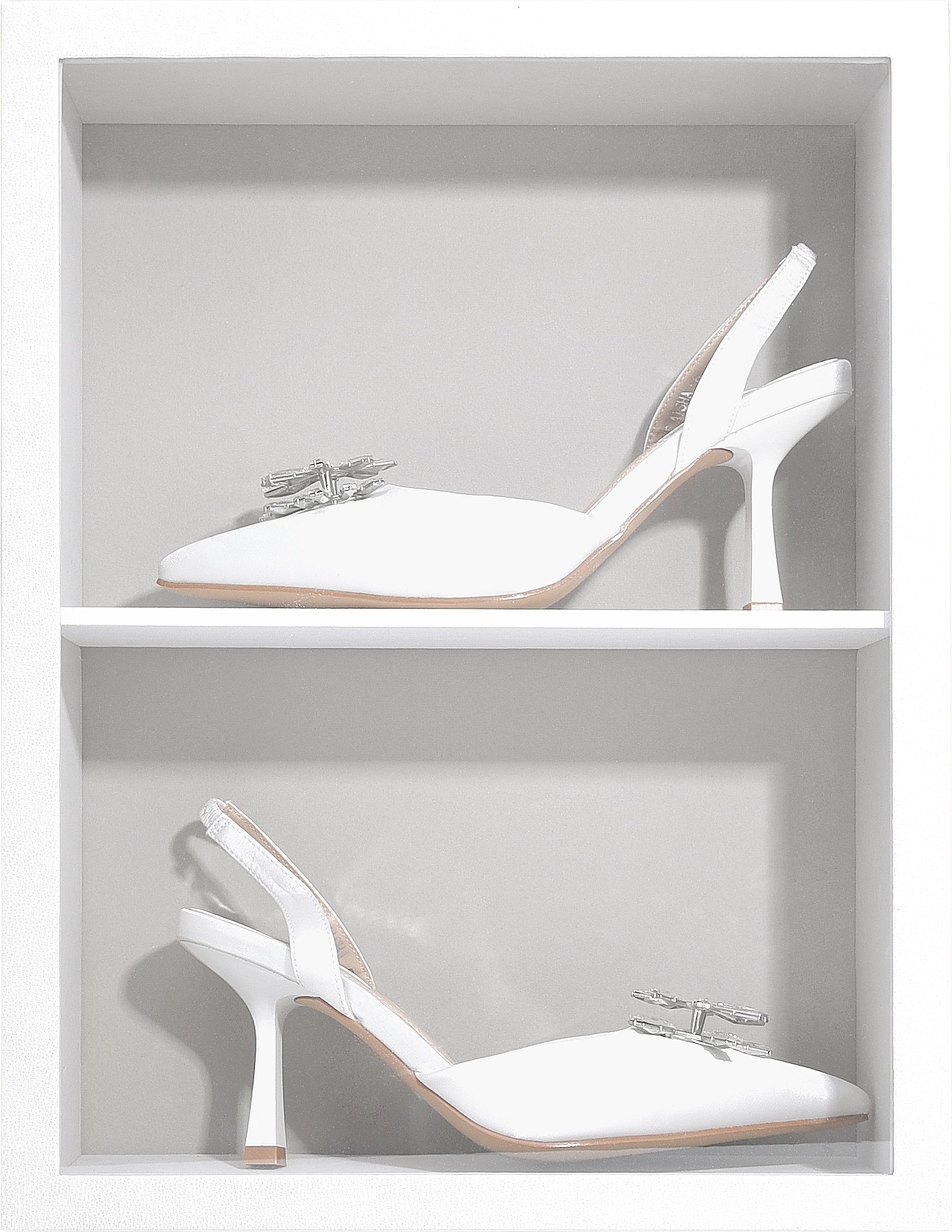 Ramka na buty Stackers biała